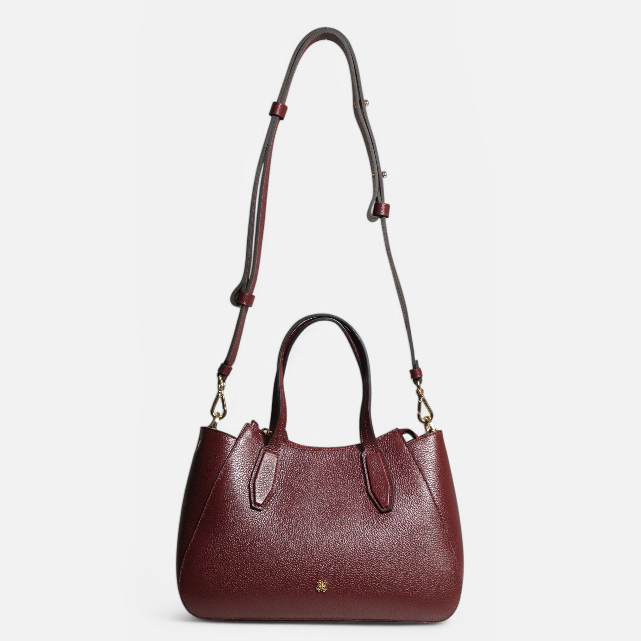 Bolsa Celine em Couro Cabernet