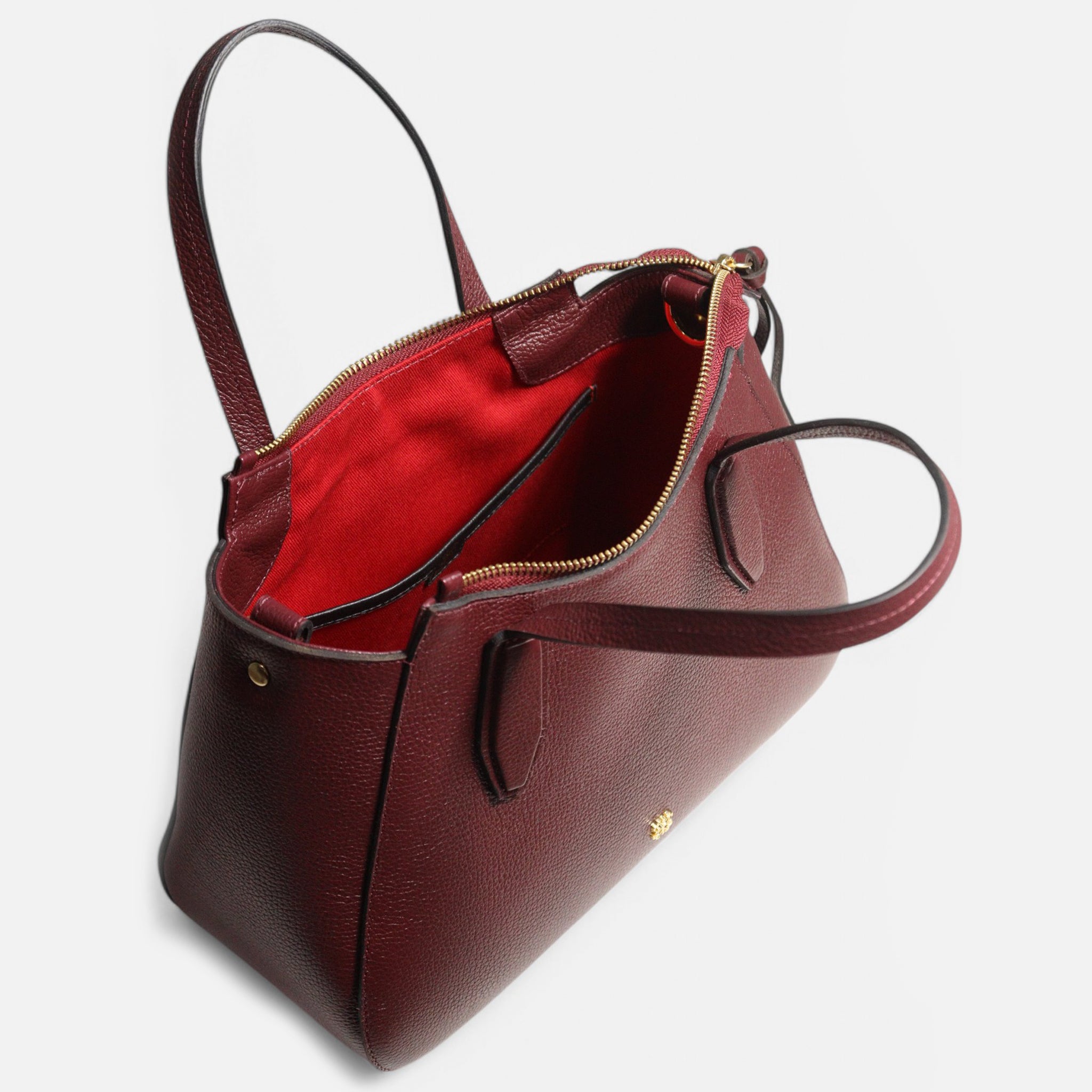 Bolsa Celine em Couro Cabernet
