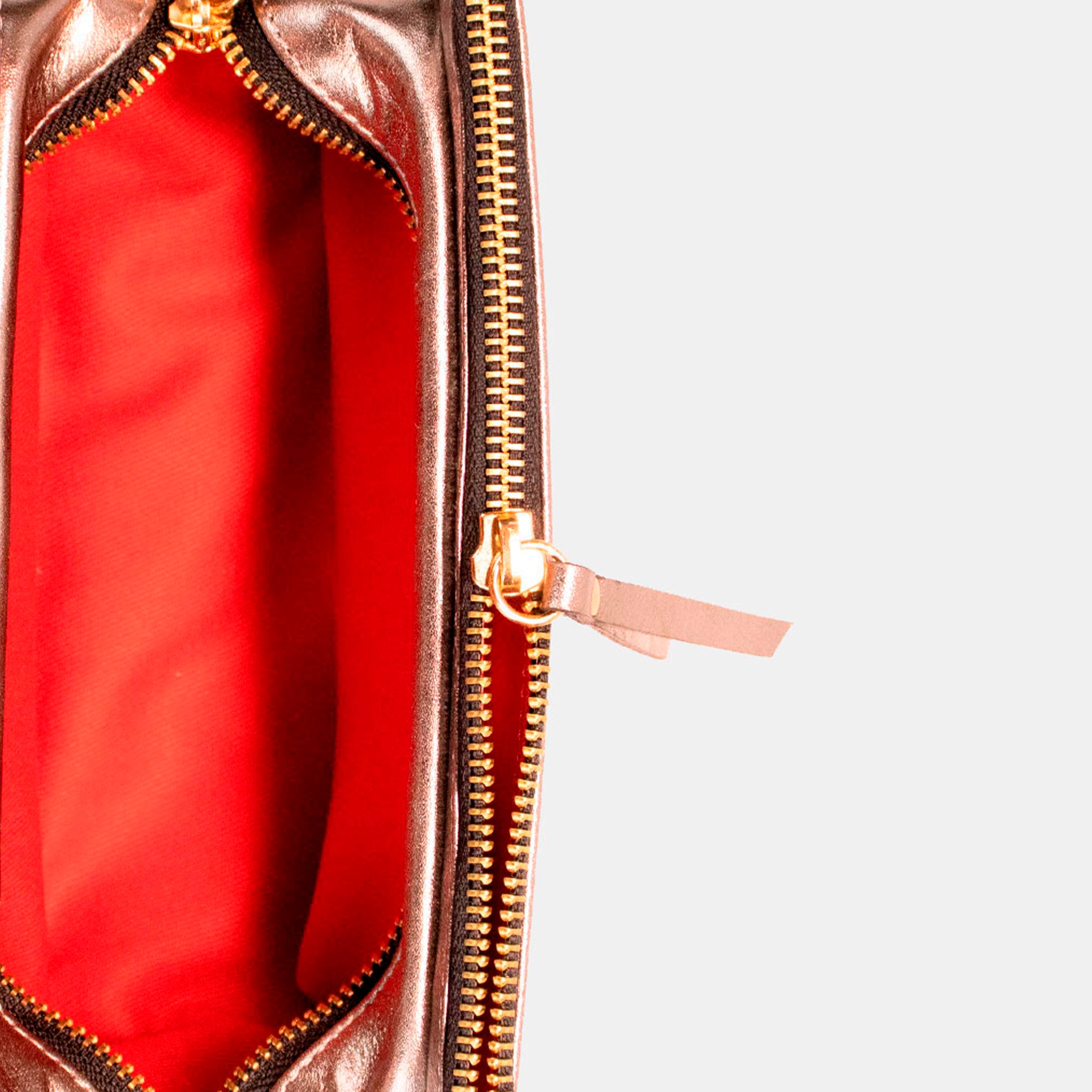 Bolsa Elisa P em couro Ônix