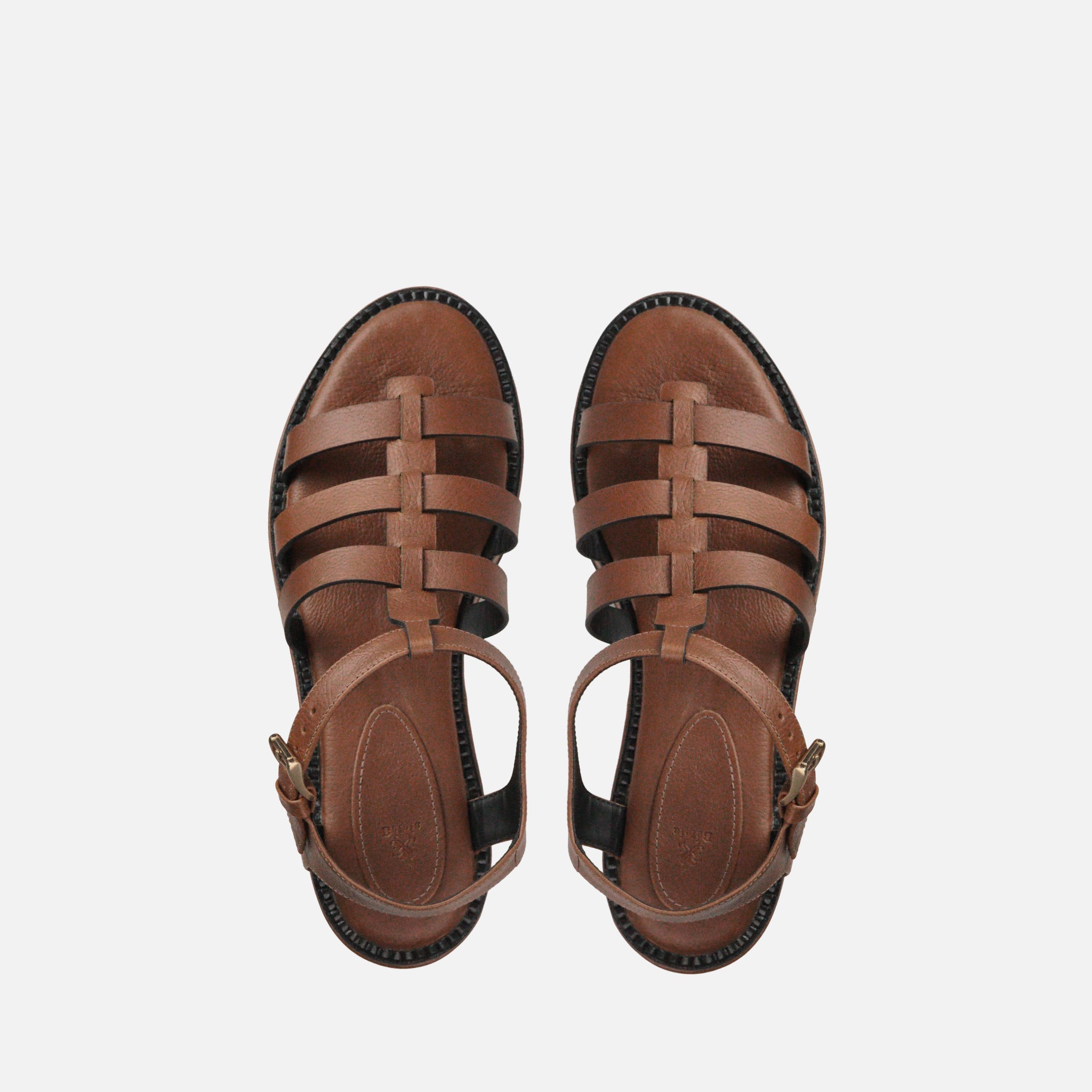 Flatform Fisherman em Couro Carmel - Balaia