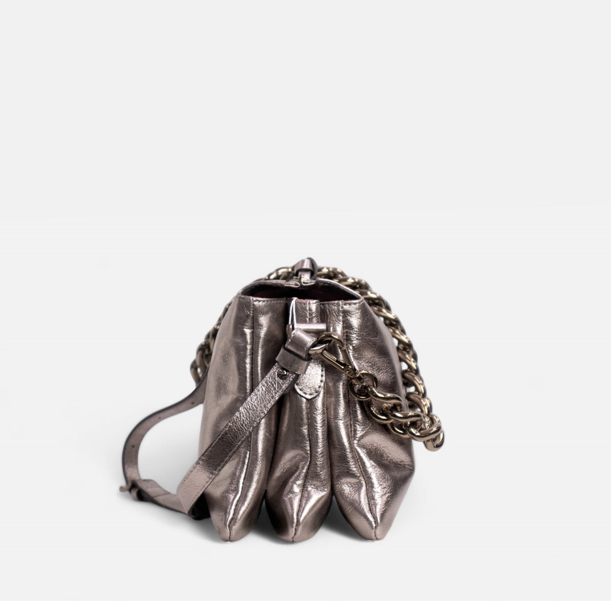 Bolsa Giulia em Couro Ônix