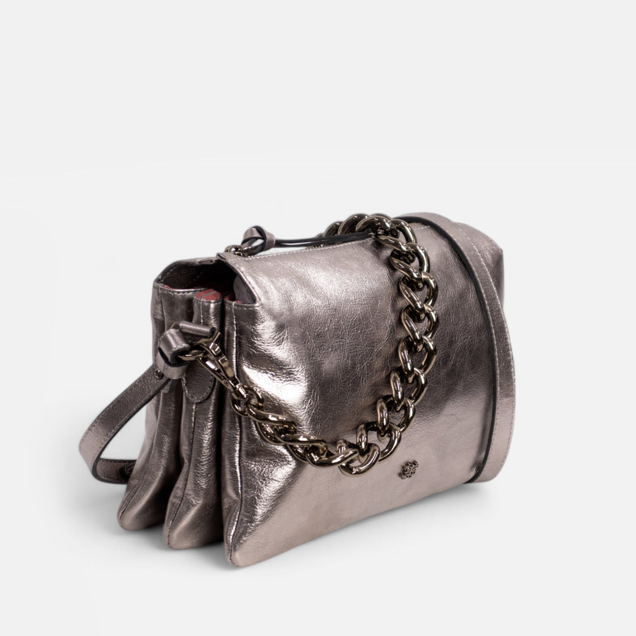 Bolsa Giulia em Couro Ônix