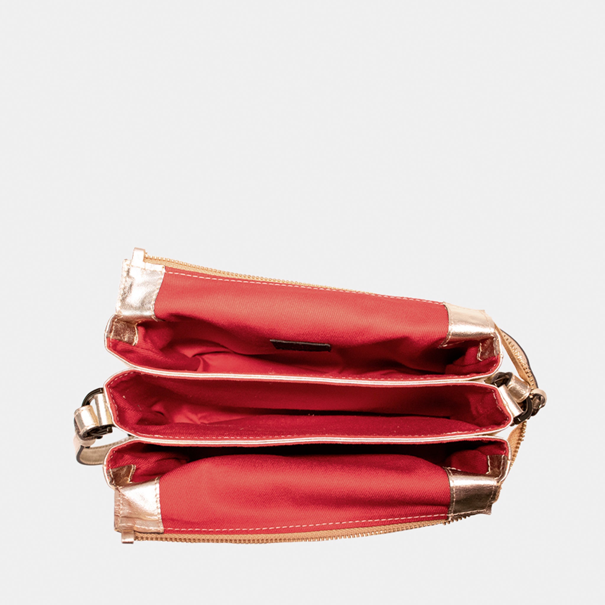 Bolsa Giulia em Couro Ouro Light