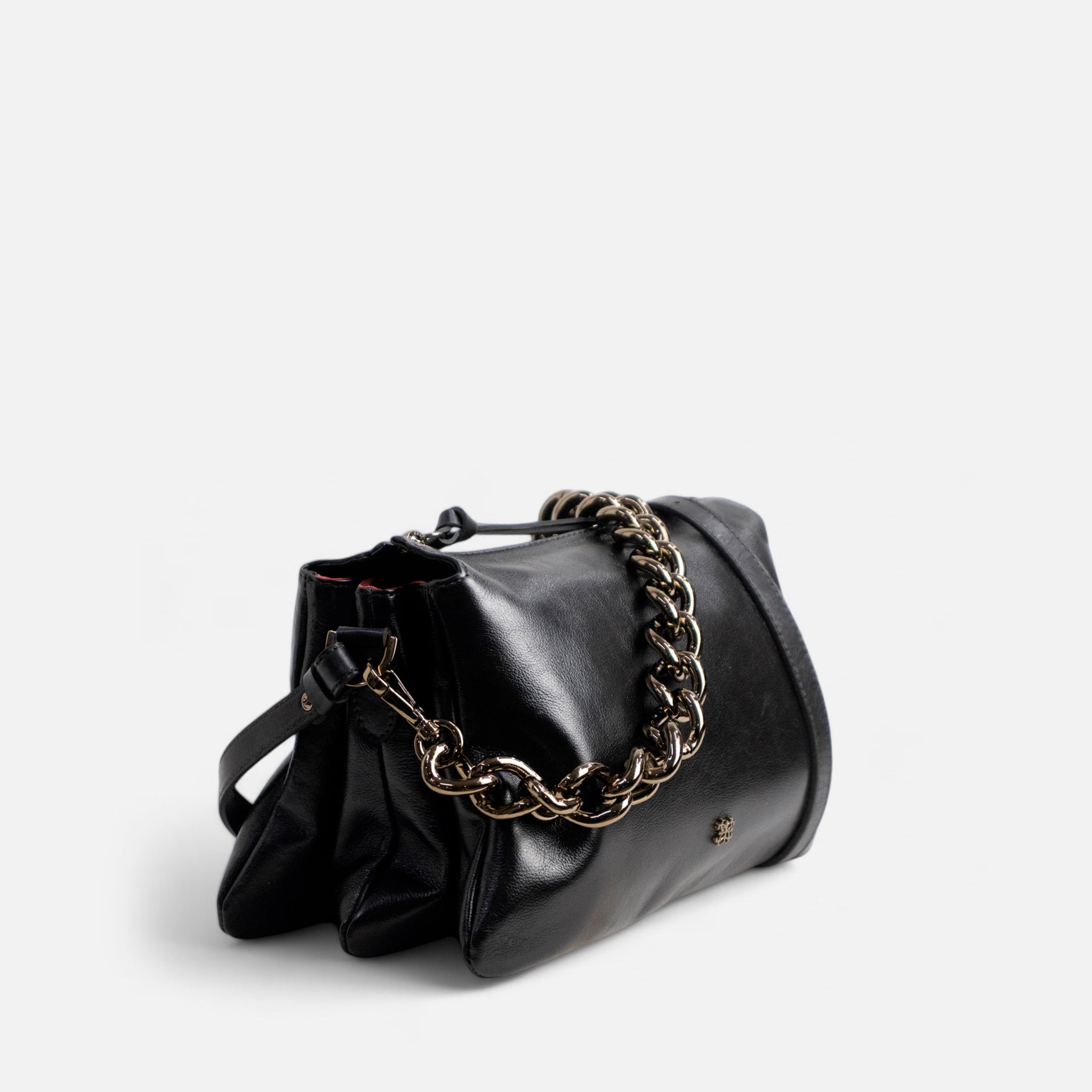 Bolsa Giulia em Couro Preto