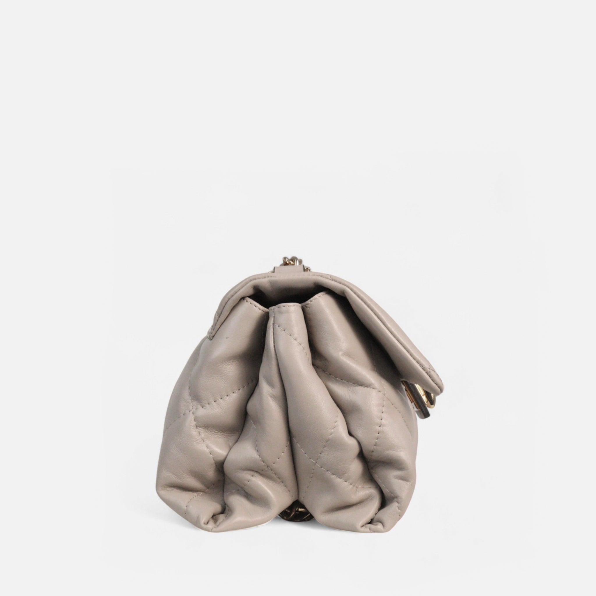Bolsa Iza em Couro Ash