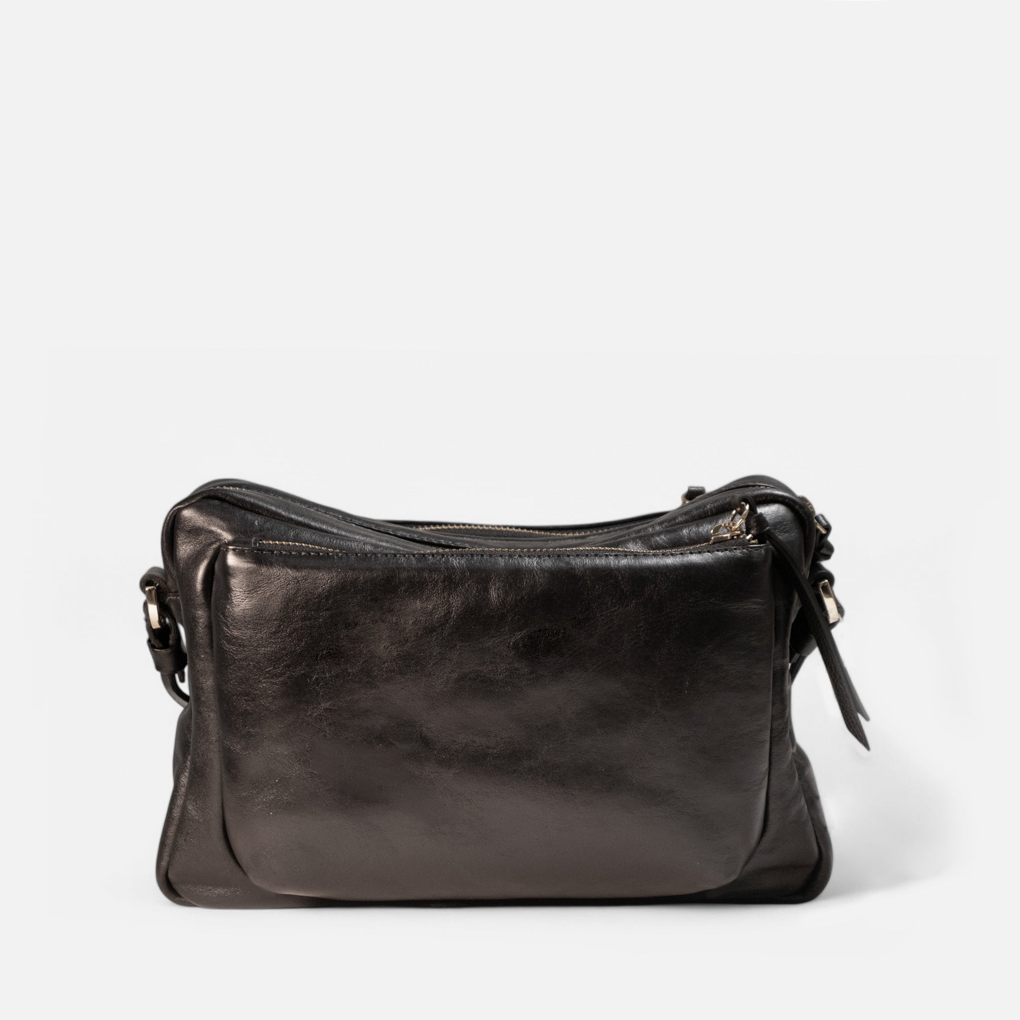 Bolsa Mira em Couro Preto