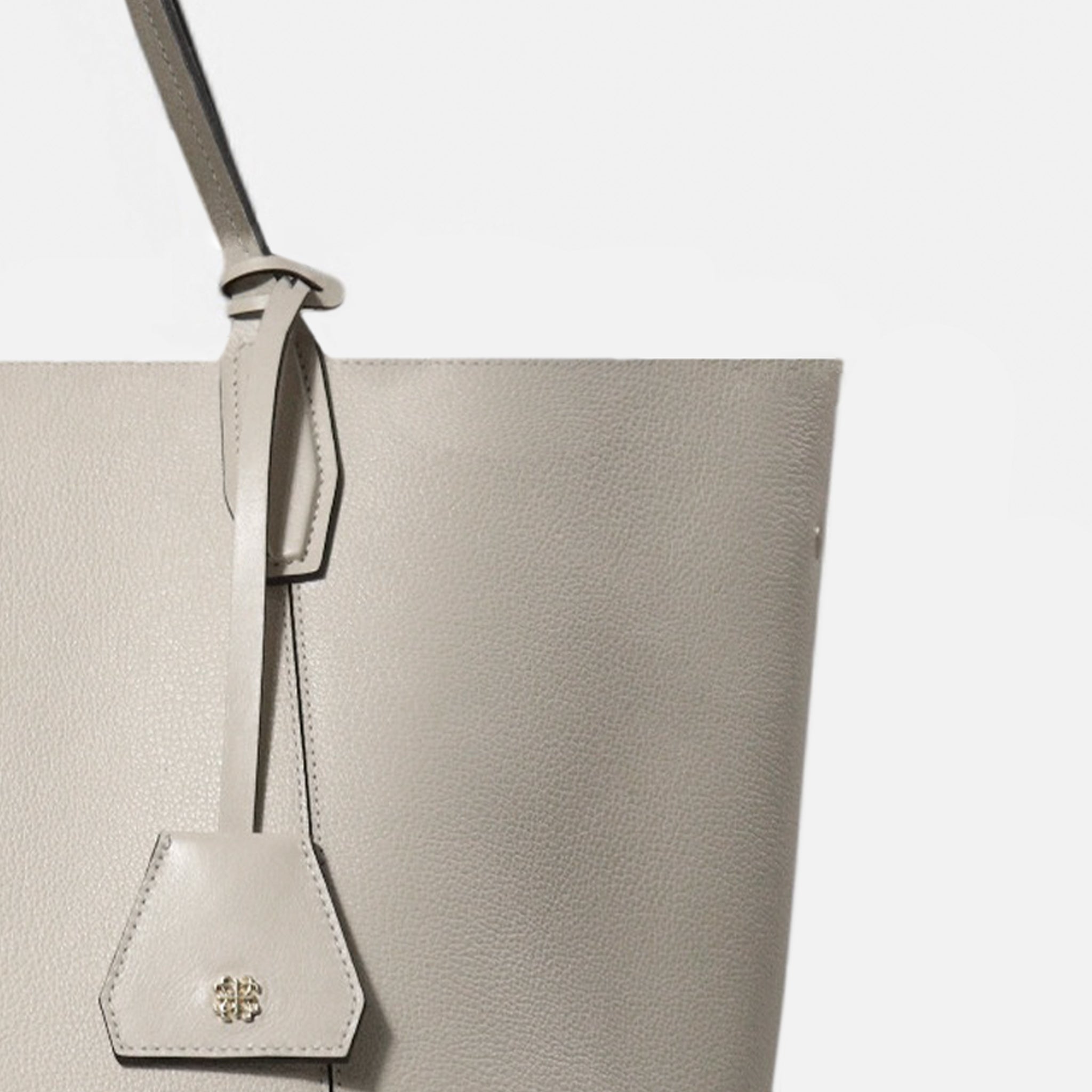 Bolsa Nanda G em Couro Off White