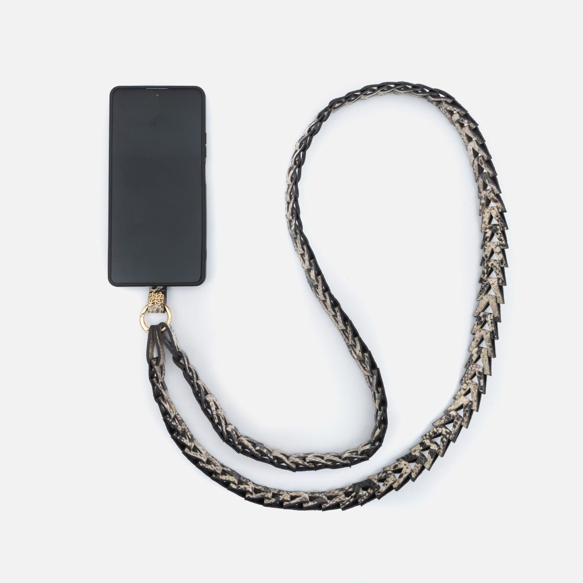 Phone Strap em Couro Snake - Balaia