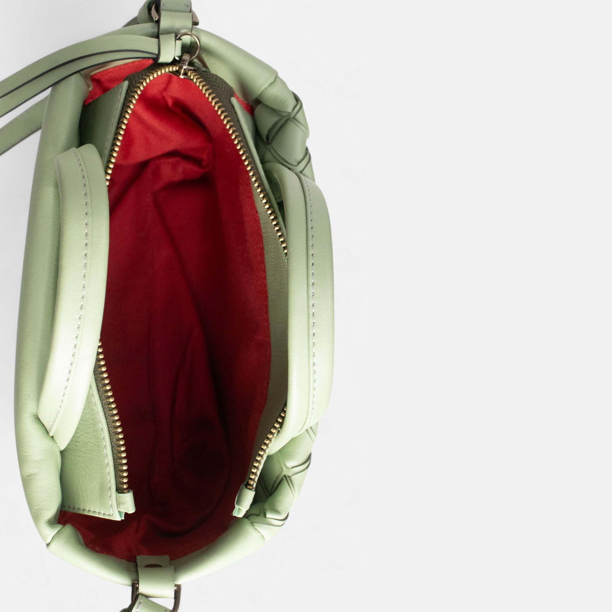 Bolsa Siena em Couro Kiwi