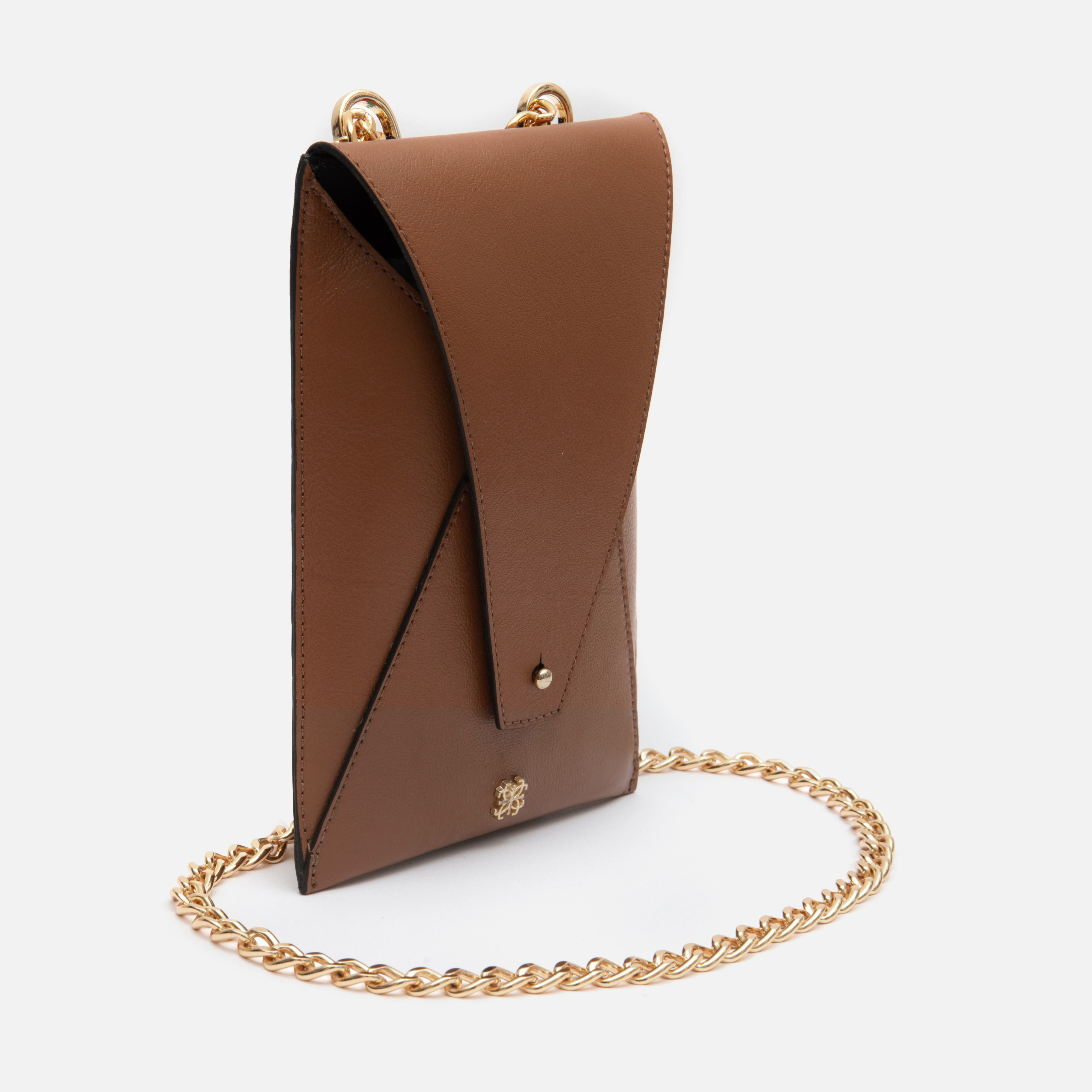 Bagphone Oli em Couro Carmel