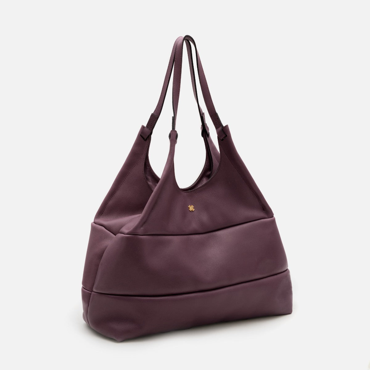 Bolsa Clara Tote em Couro Carmim