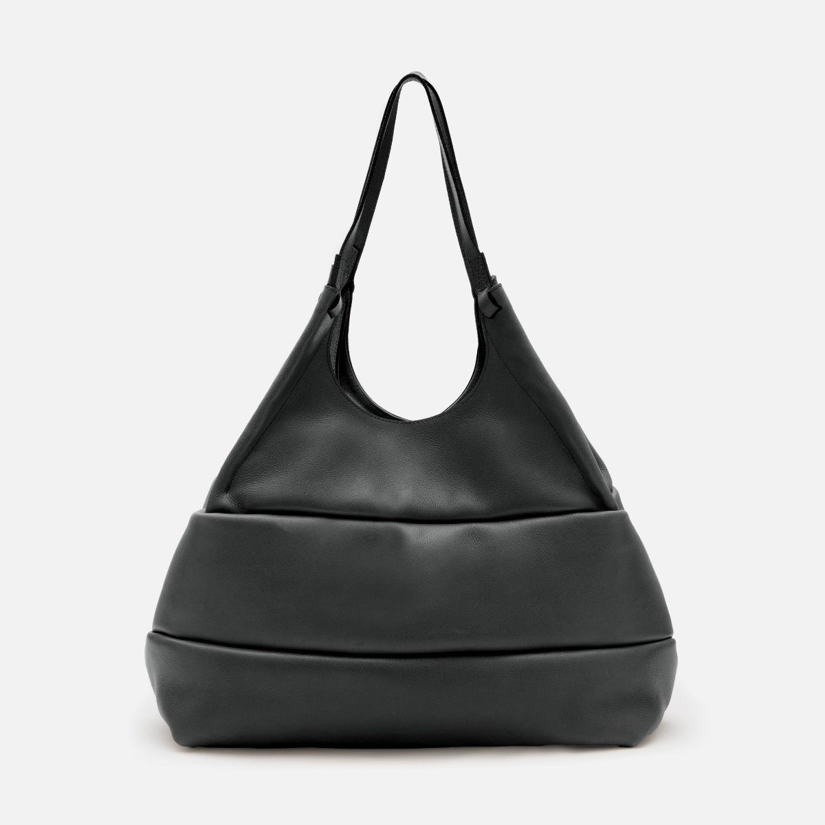 Bolsa Clara Tote em Couro Preto