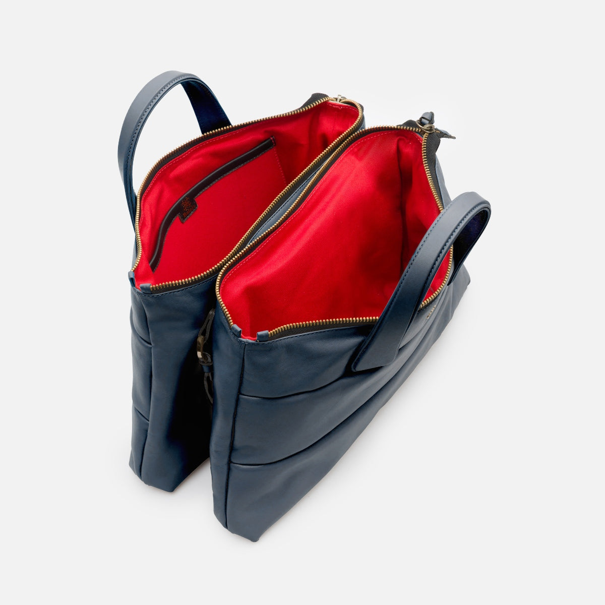 Bolsa Tote Mika M em Couro Marinho