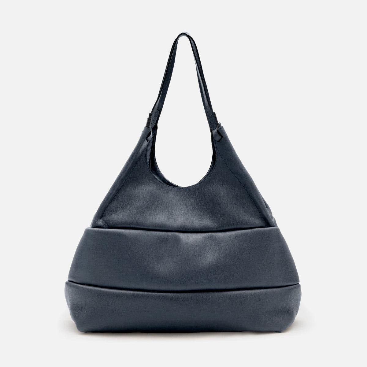 Bolsa Clara Tote em Couro Marinho