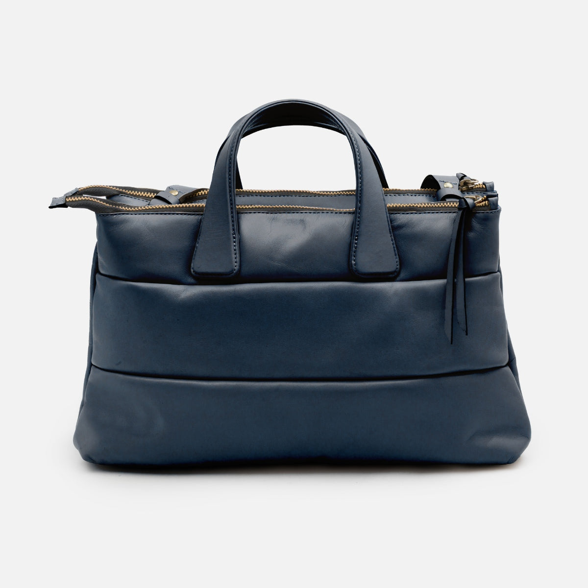Bolsa Tote Mika M em Couro Marinho