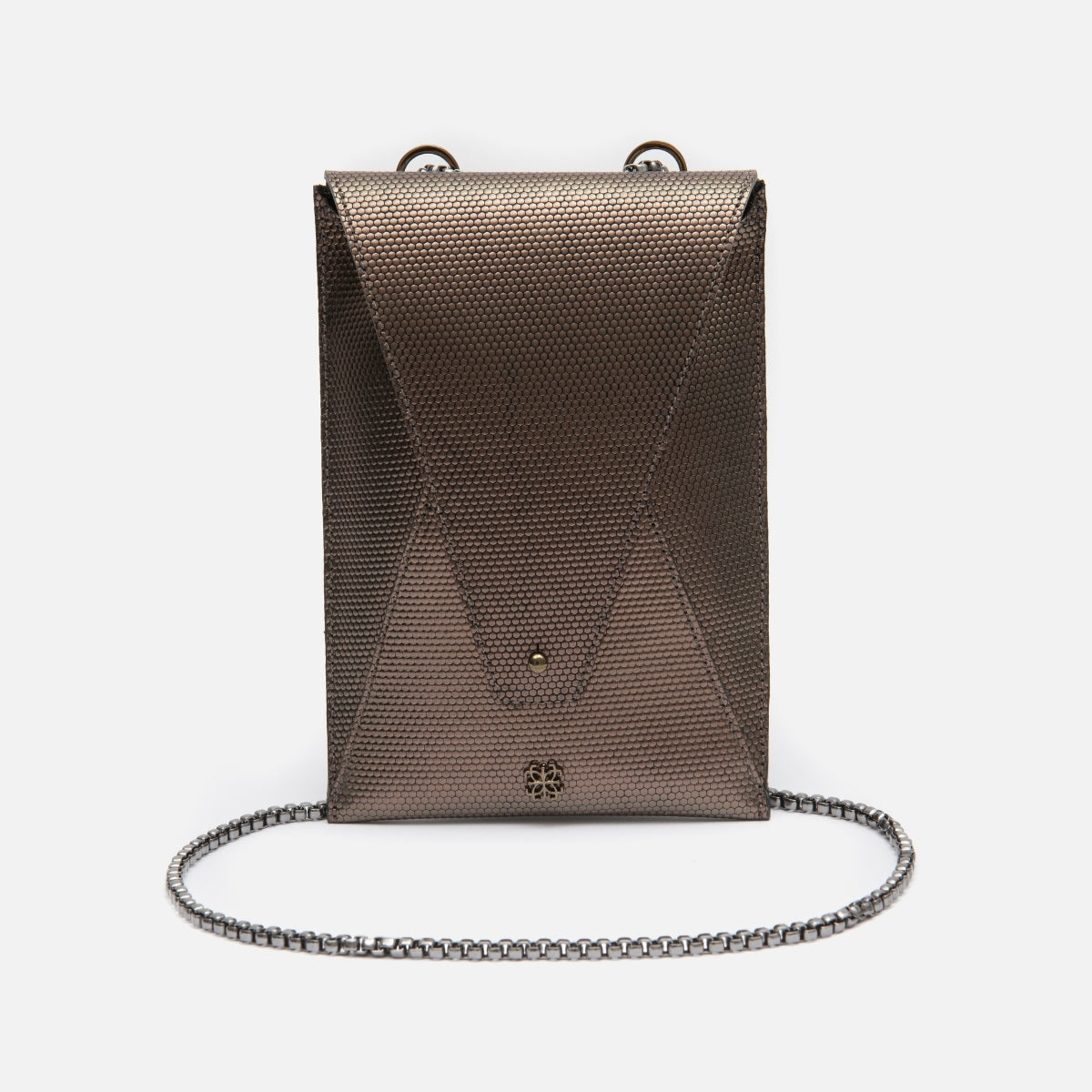 Bagphone Oli em Couro Colmeia Ônix