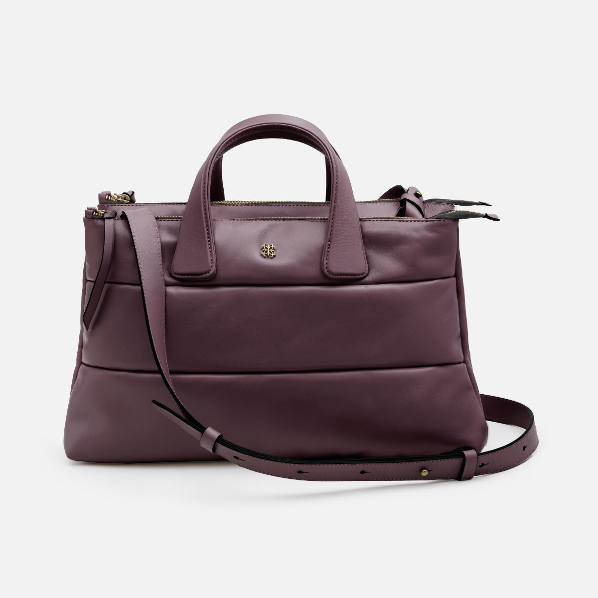 Bolsa Tote Mika M em Couro Carmim