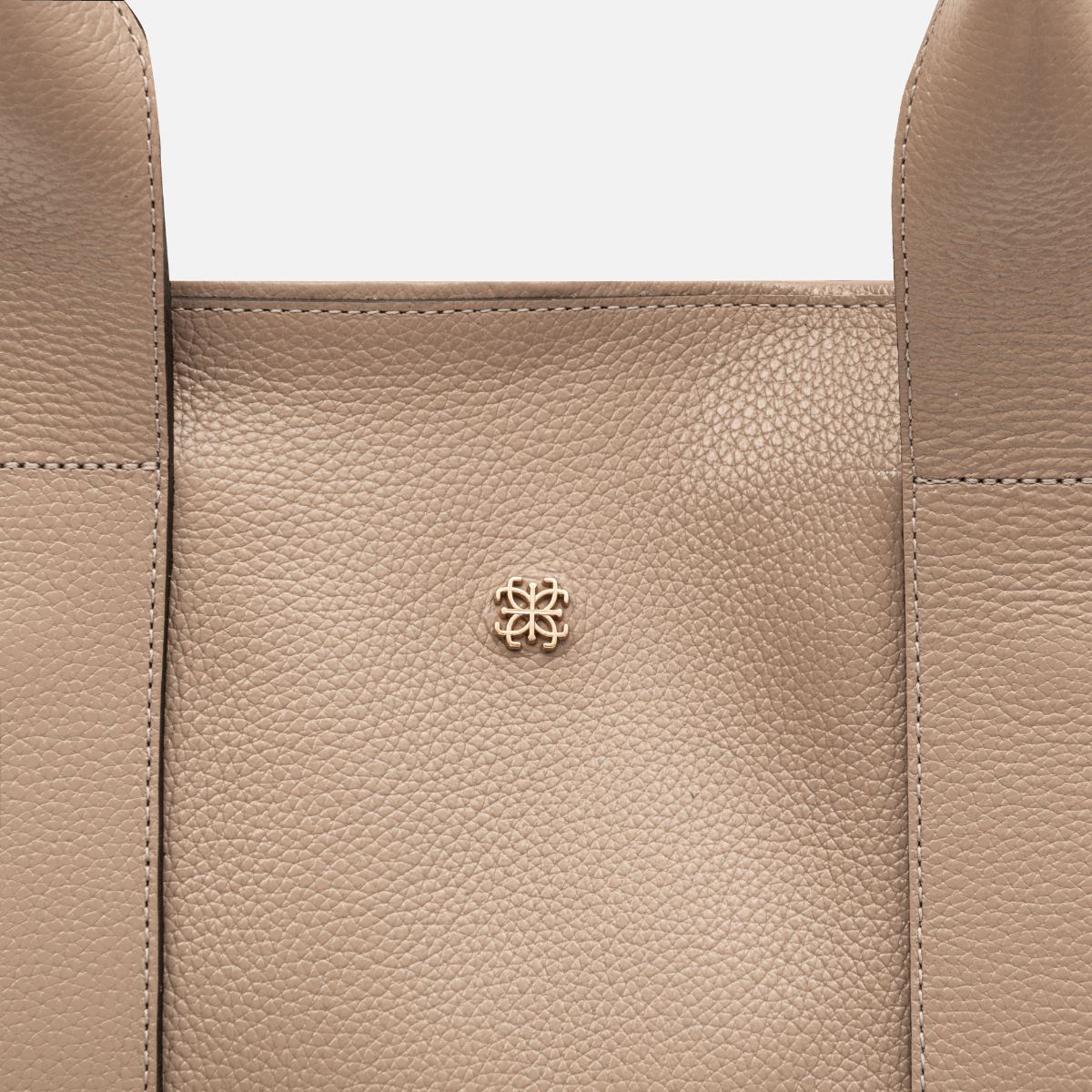 Bolsa Bianca com forro em Couro Grigio