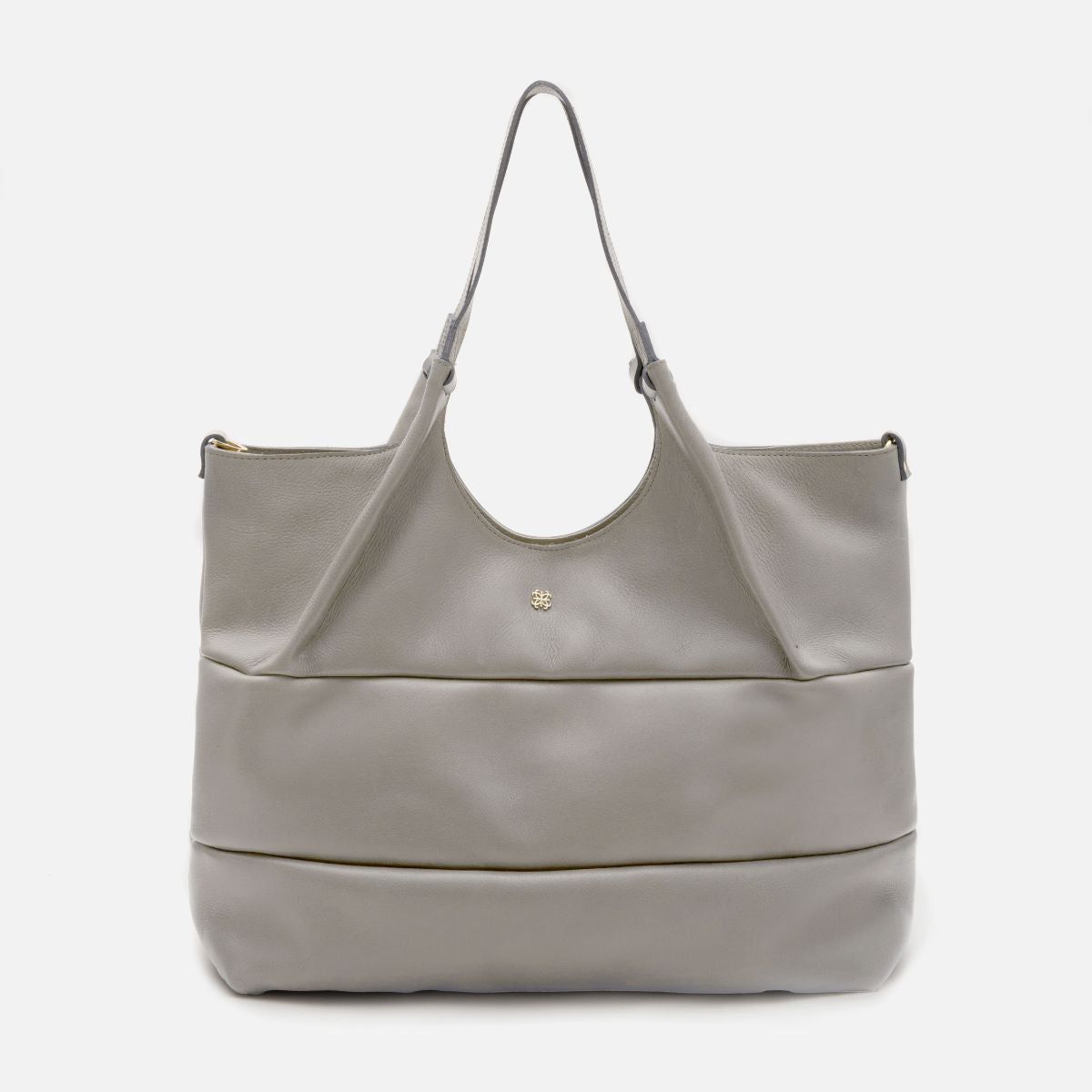 Bolsa Clara Tote em Couro Ash