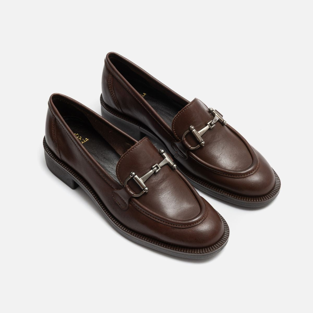 Mocassim Bridão em Couro Chocolate
