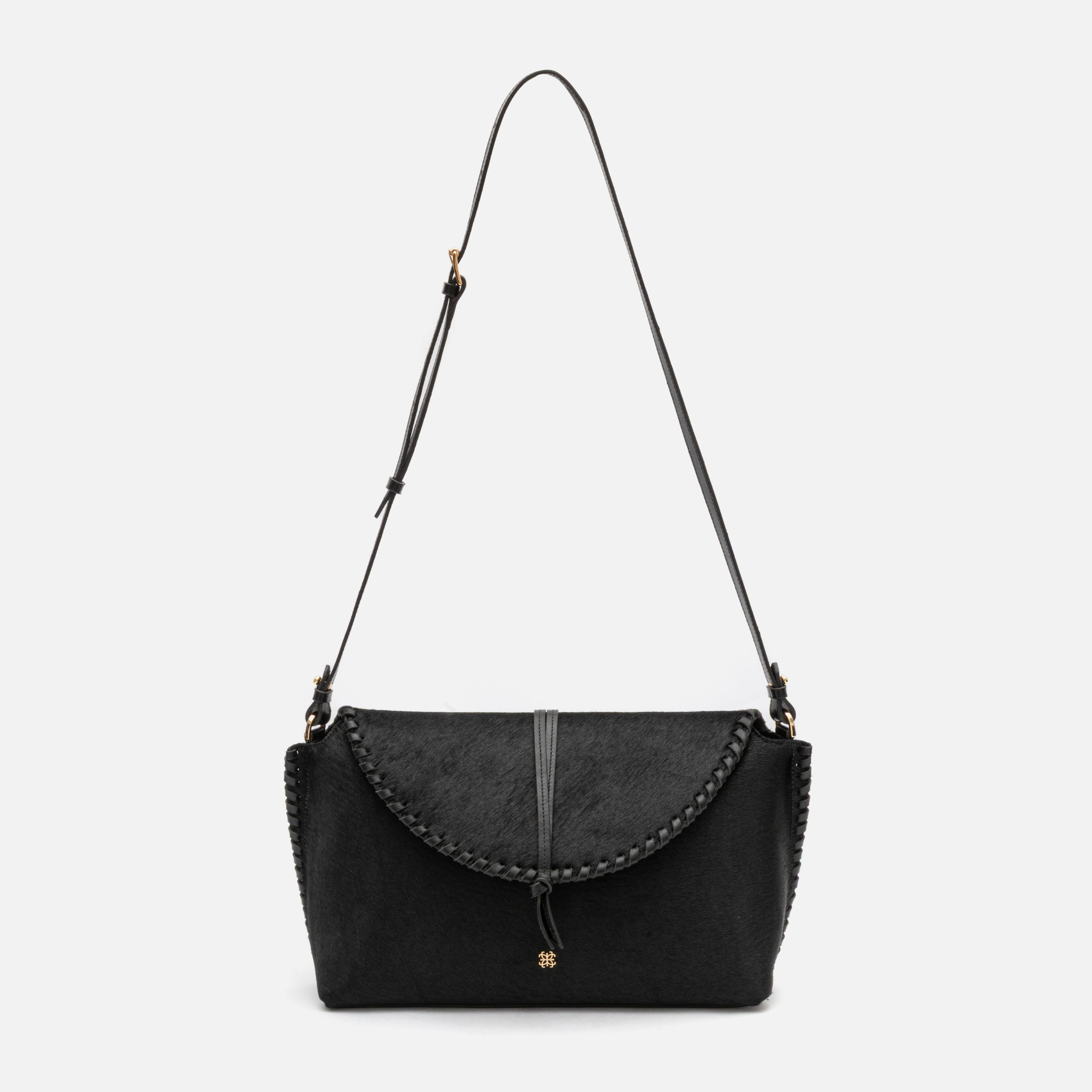 Bolsa Ivy em pelo preto