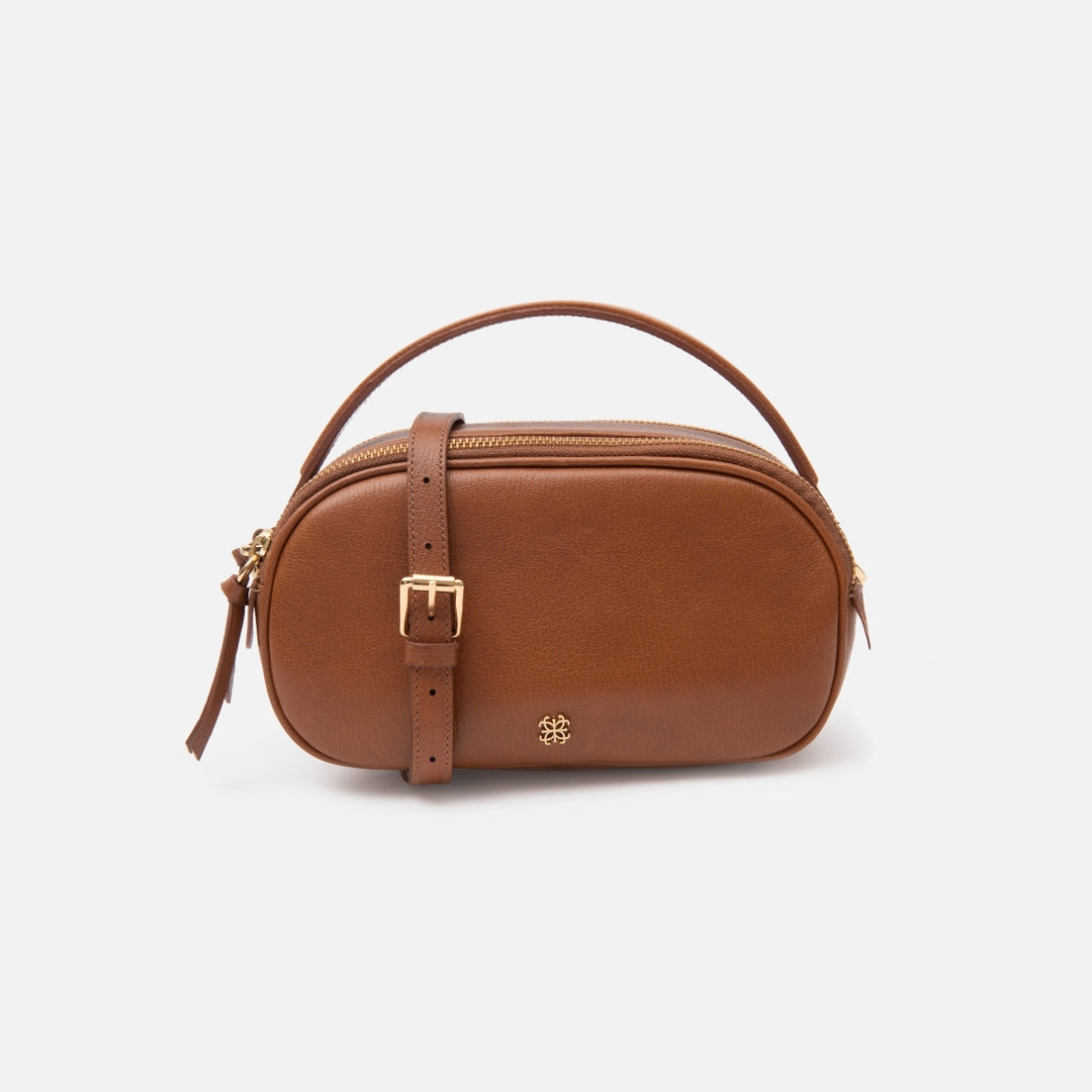 Bolsa Lívia em Couro Carmel