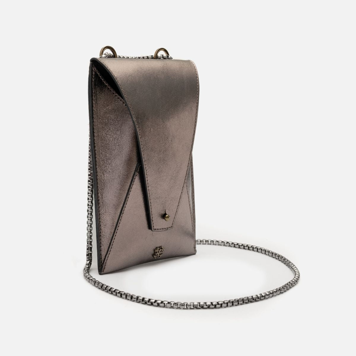 Bagphone Oli em Couro Carbono