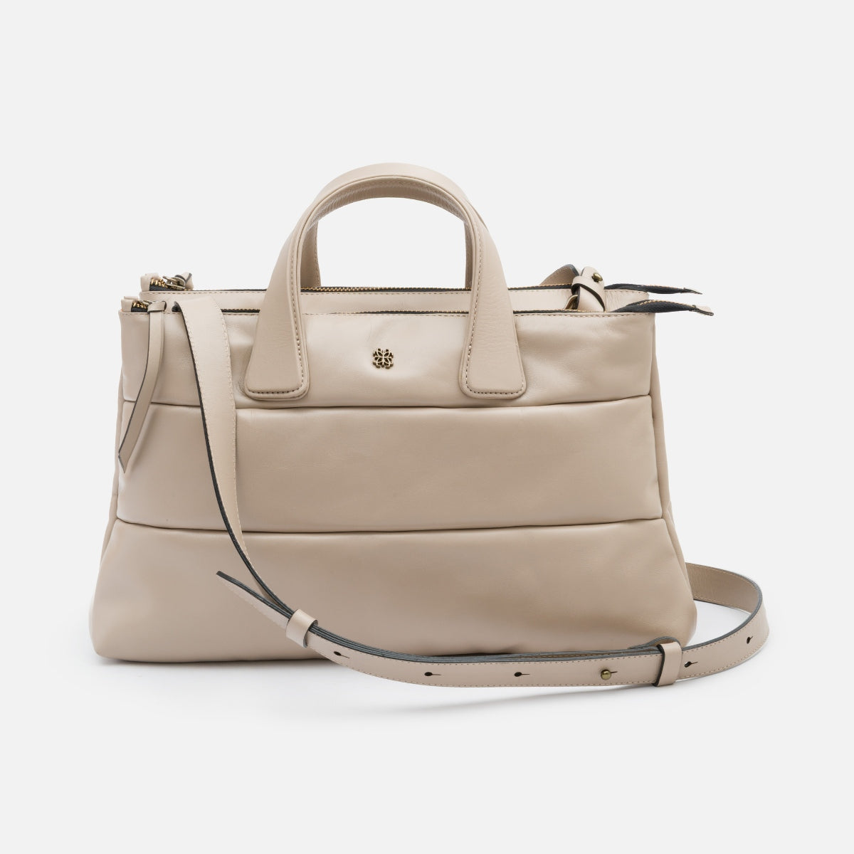 Bolsa Tote Mika M em Couro Ash