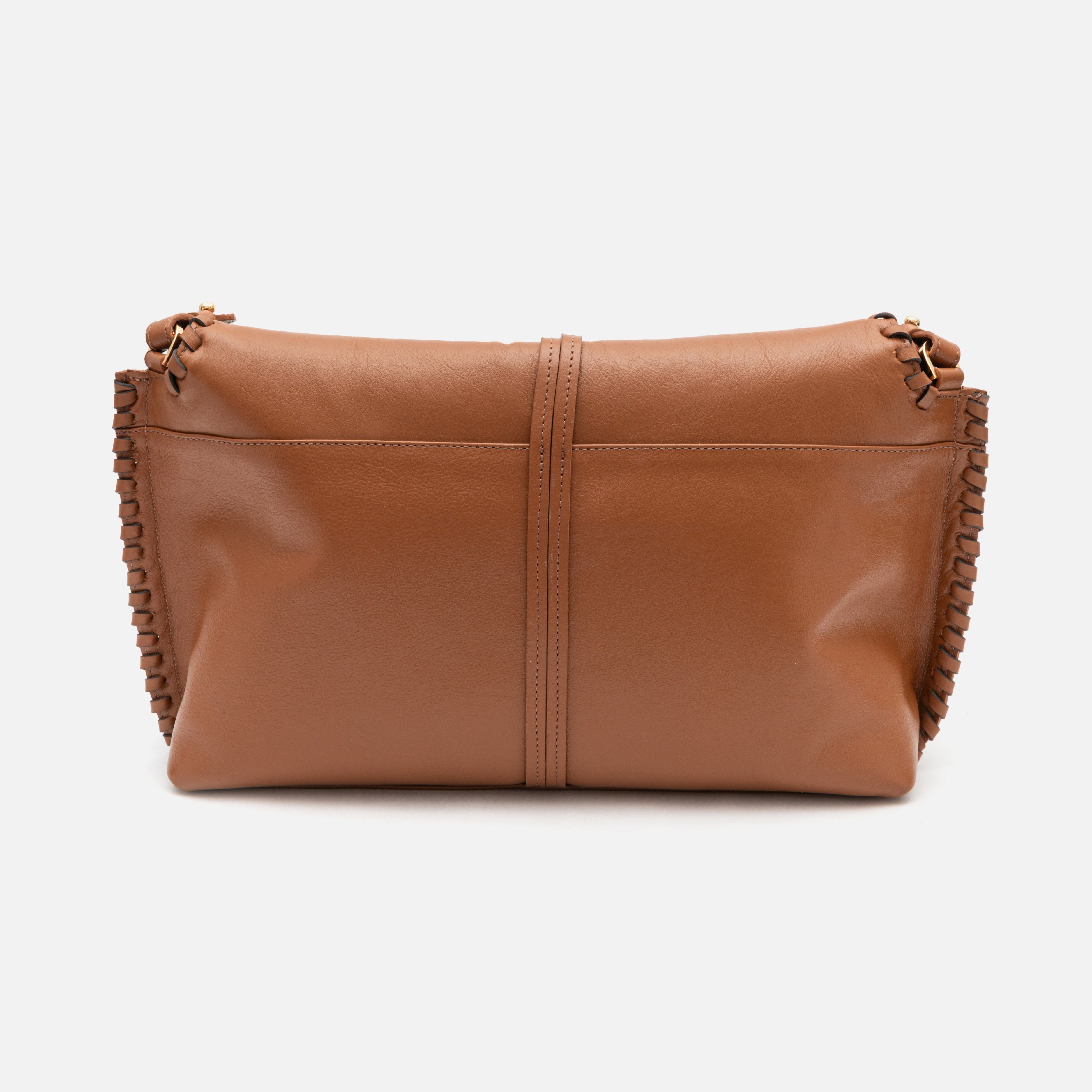 Bolsa Ivy em couro carmel