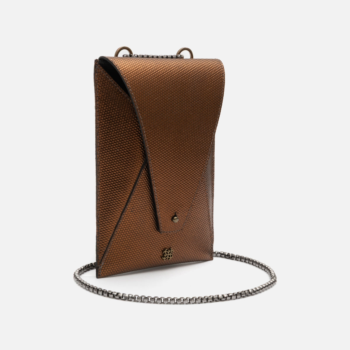 Bagphone Oli em Couro Colmeia Bronze