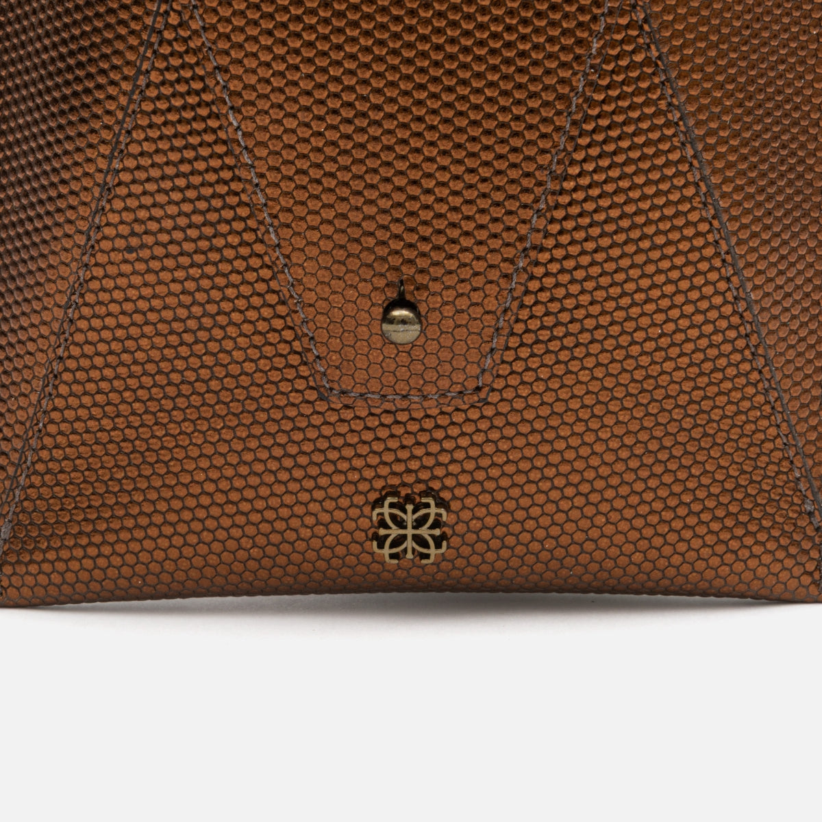 Bagphone Oli em Couro Colmeia Bronze