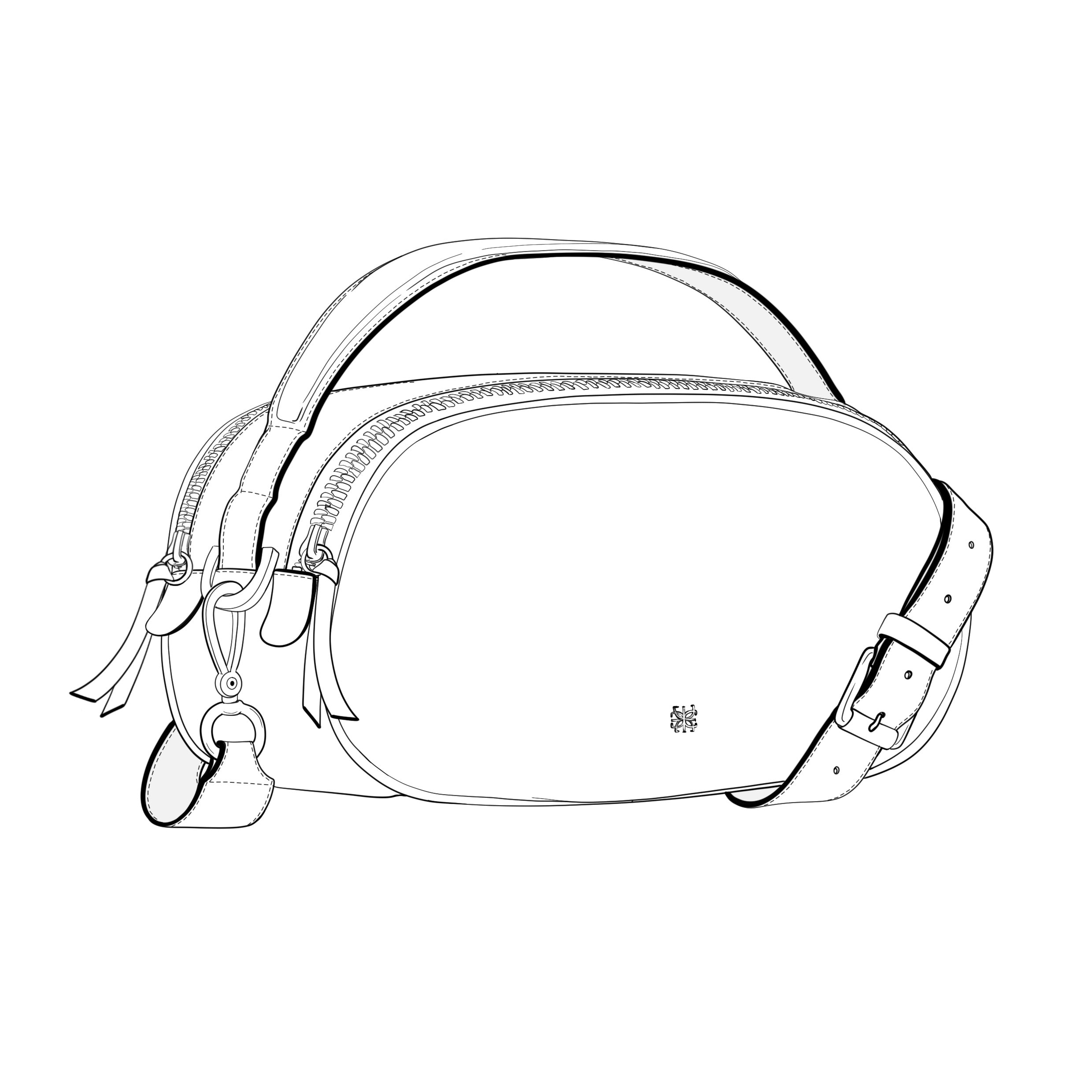 Bolsa Lívia em Couro Pirarucu Carmel