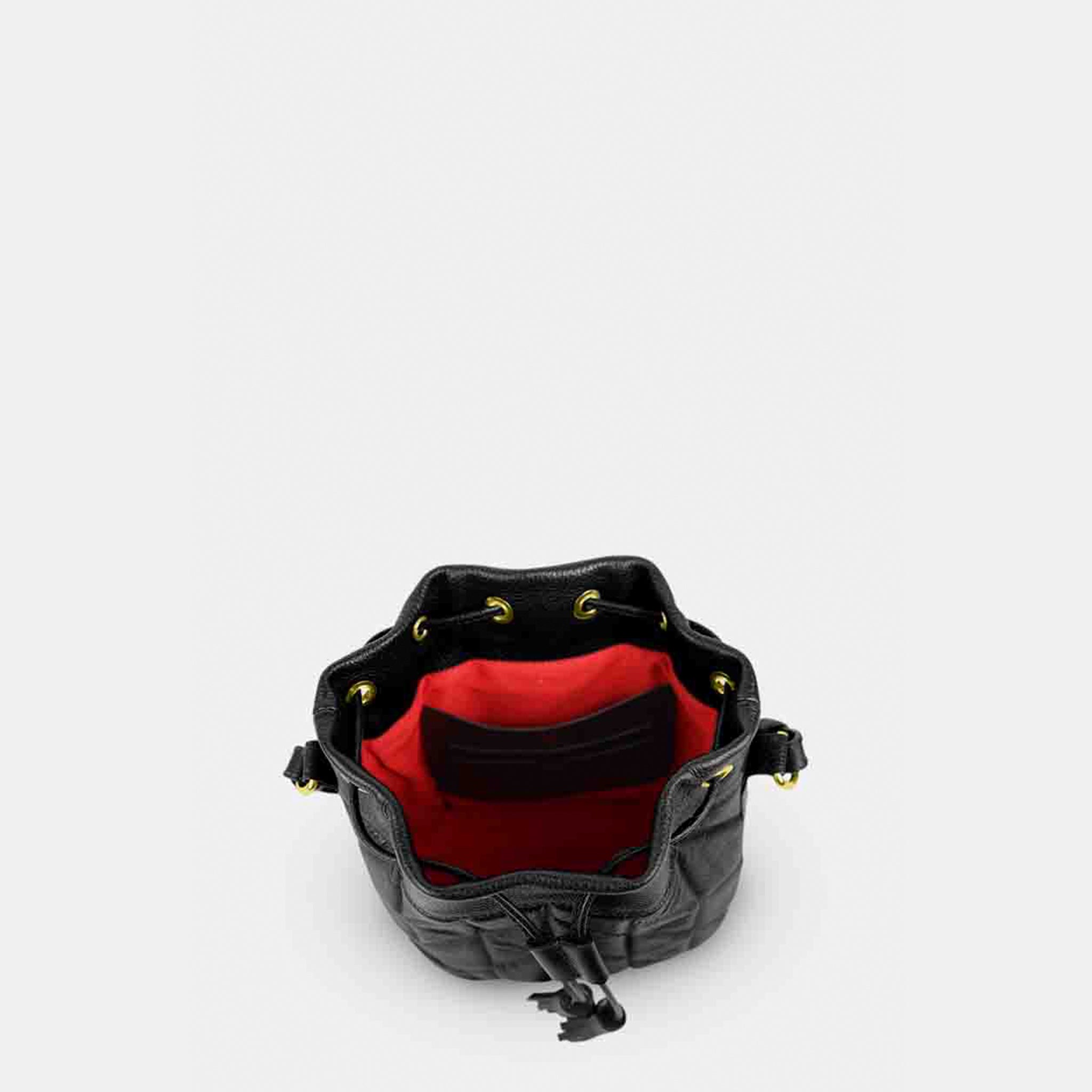 Bolsa Alice em Couro Preto