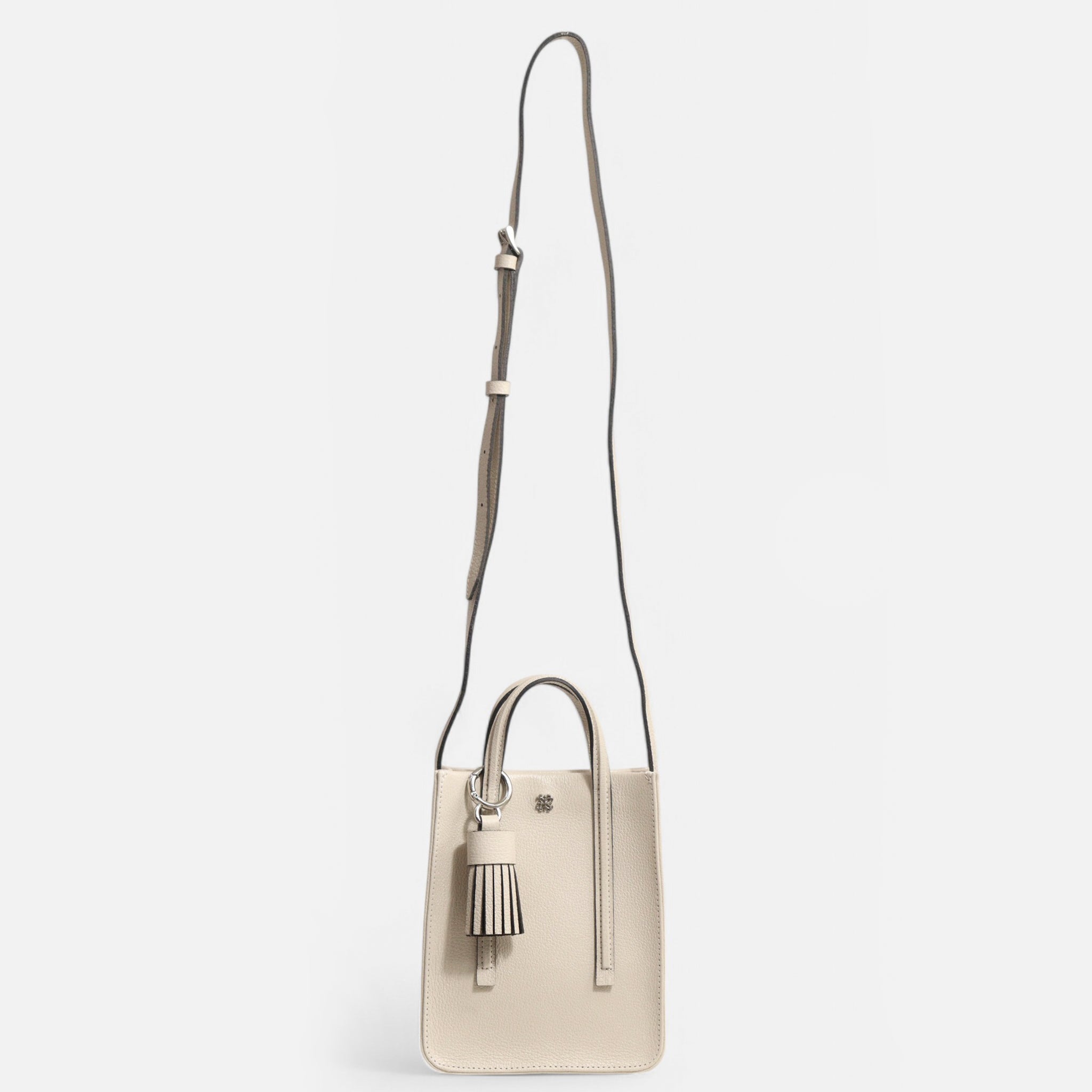 Bolsa Ana P em Couro Off White