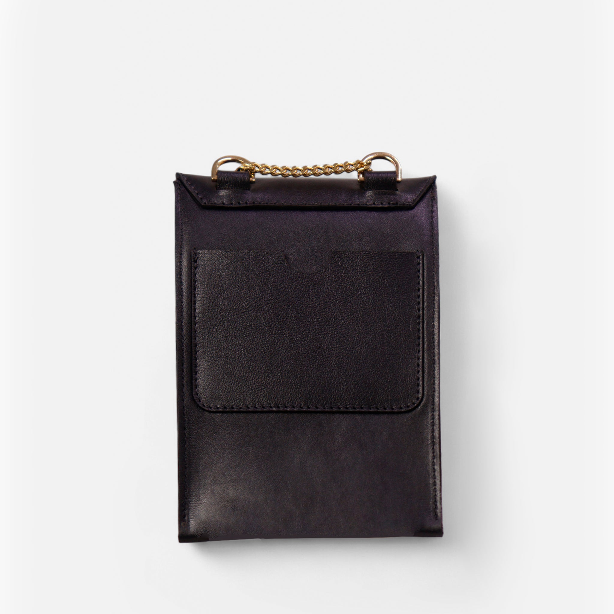 Bagphone Oli em Couro Preto