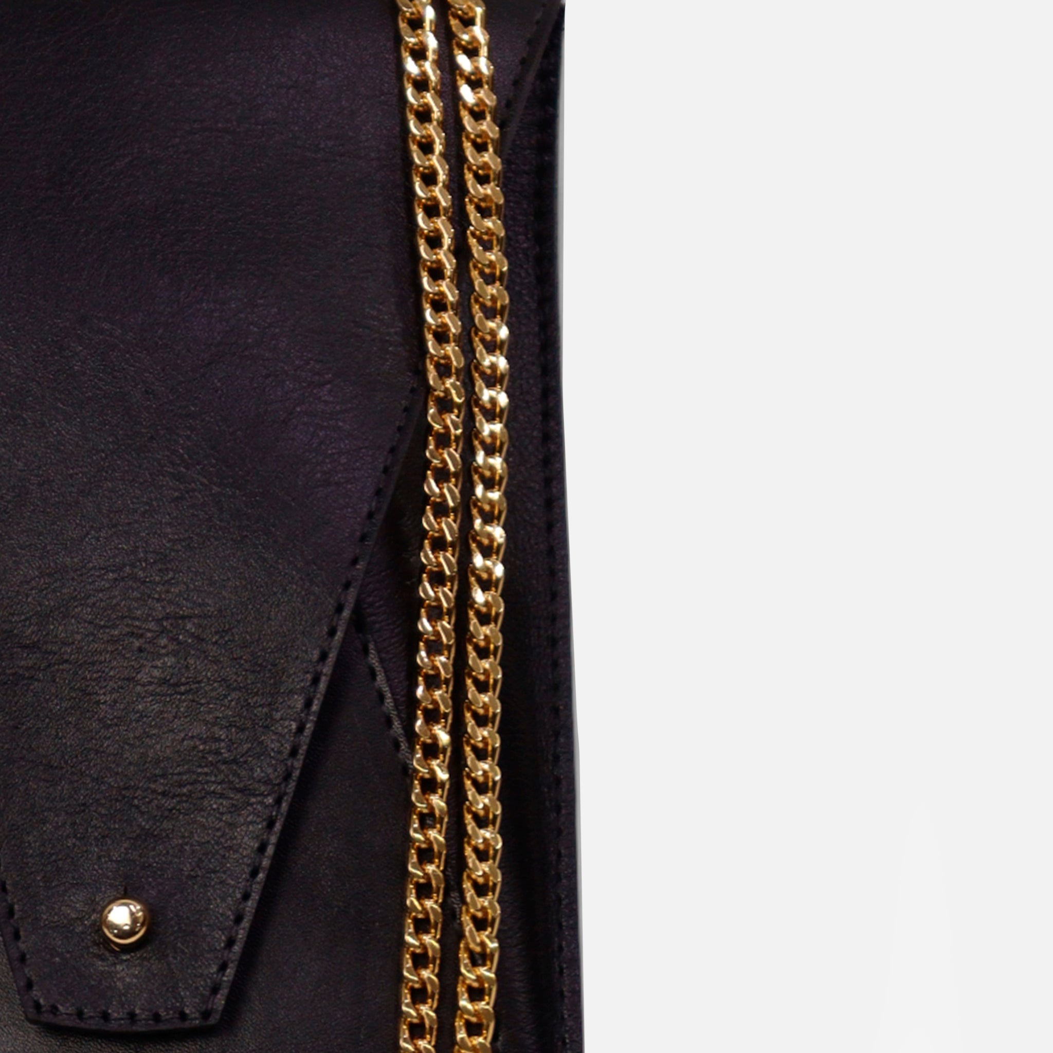Bagphone Oli em Couro Preto