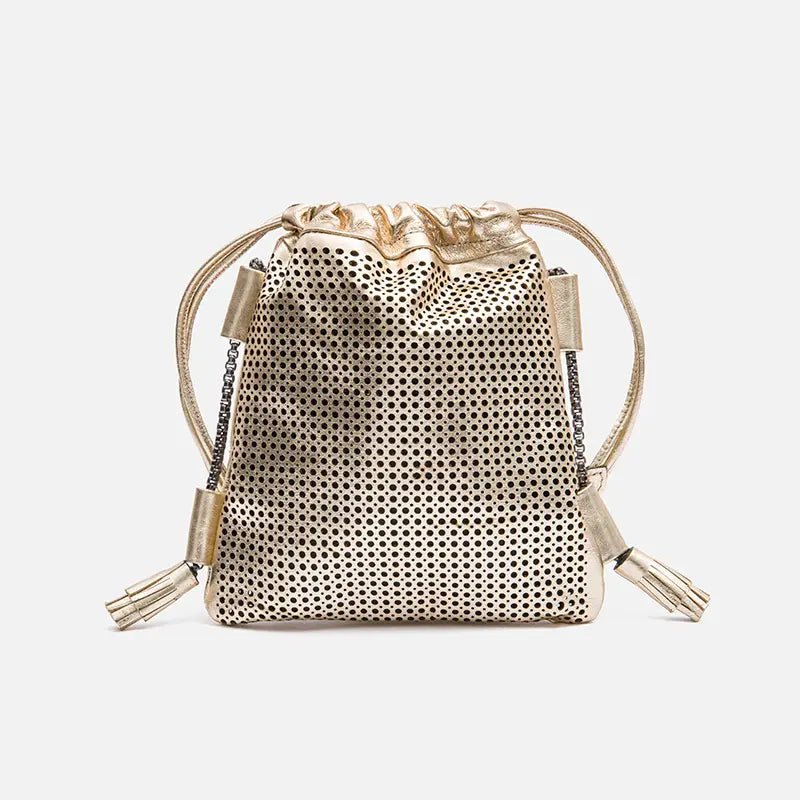 Bagphone Furadinha em Couro Ouro Light - Balaia