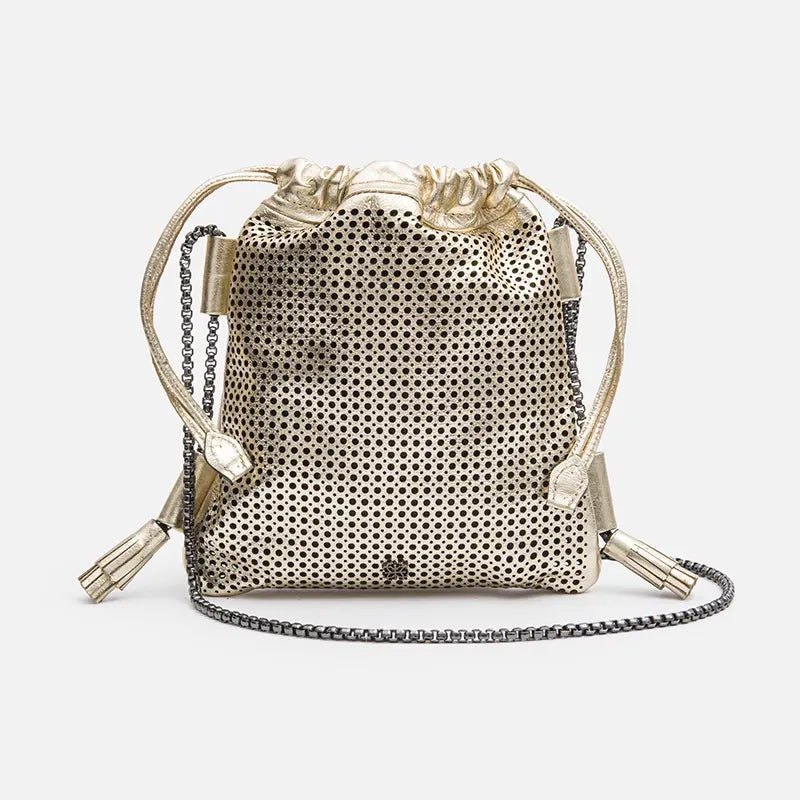 Bagphone Furadinha em Couro Ouro Light - Balaia