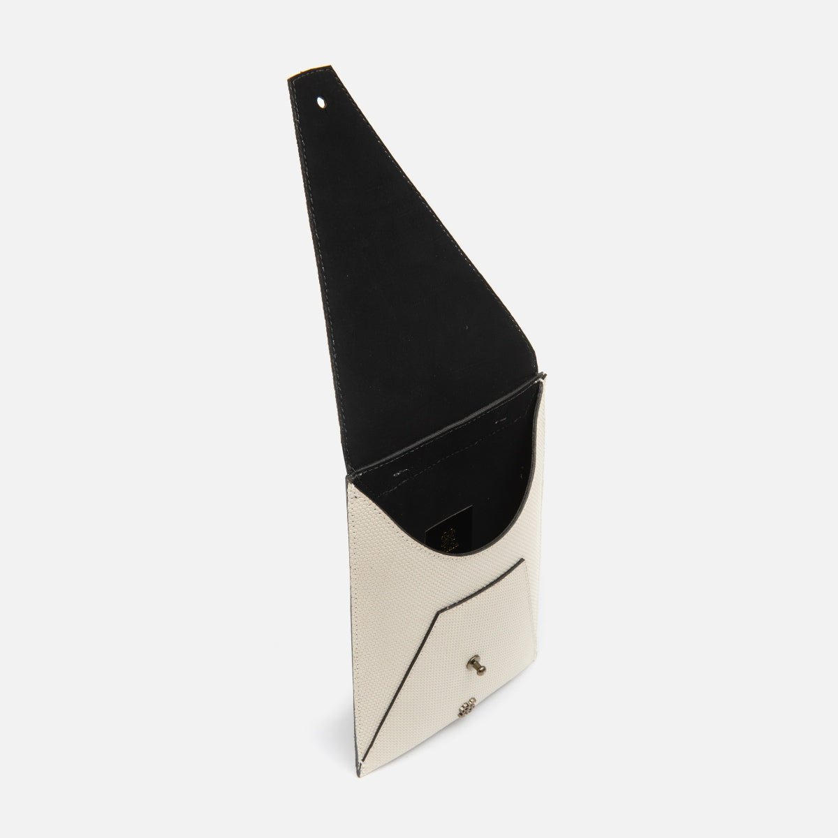 Bagphone Oli em Couro Colmeia Off White - Balaia