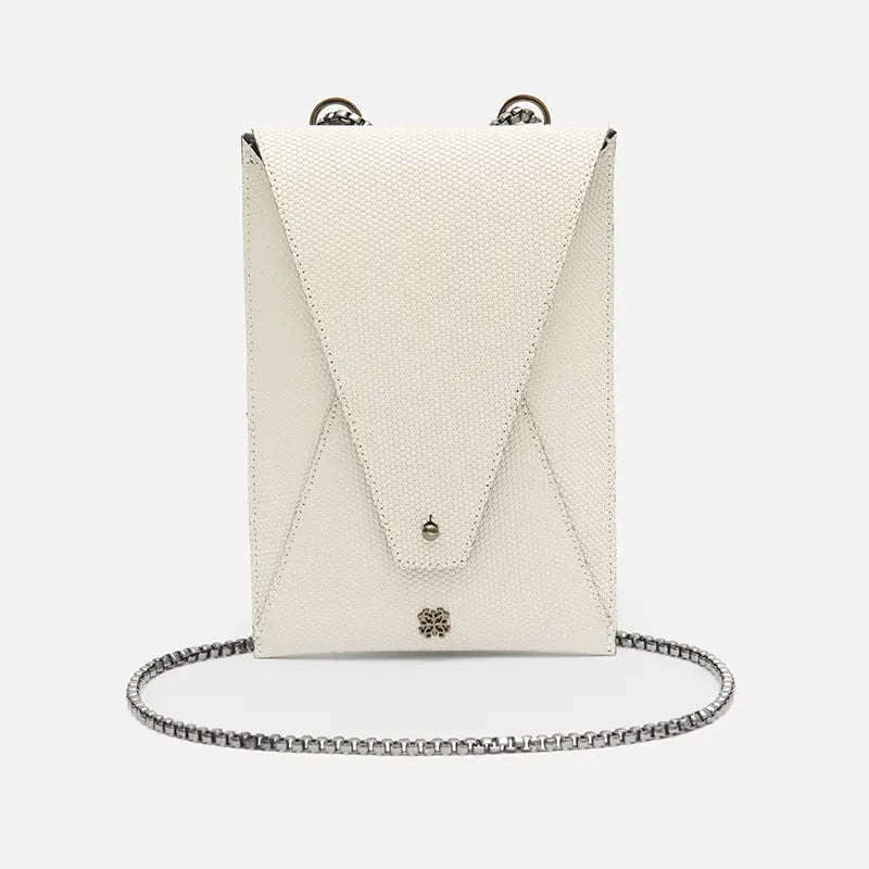 Bagphone Oli em Couro Colmeia Off White - Balaia