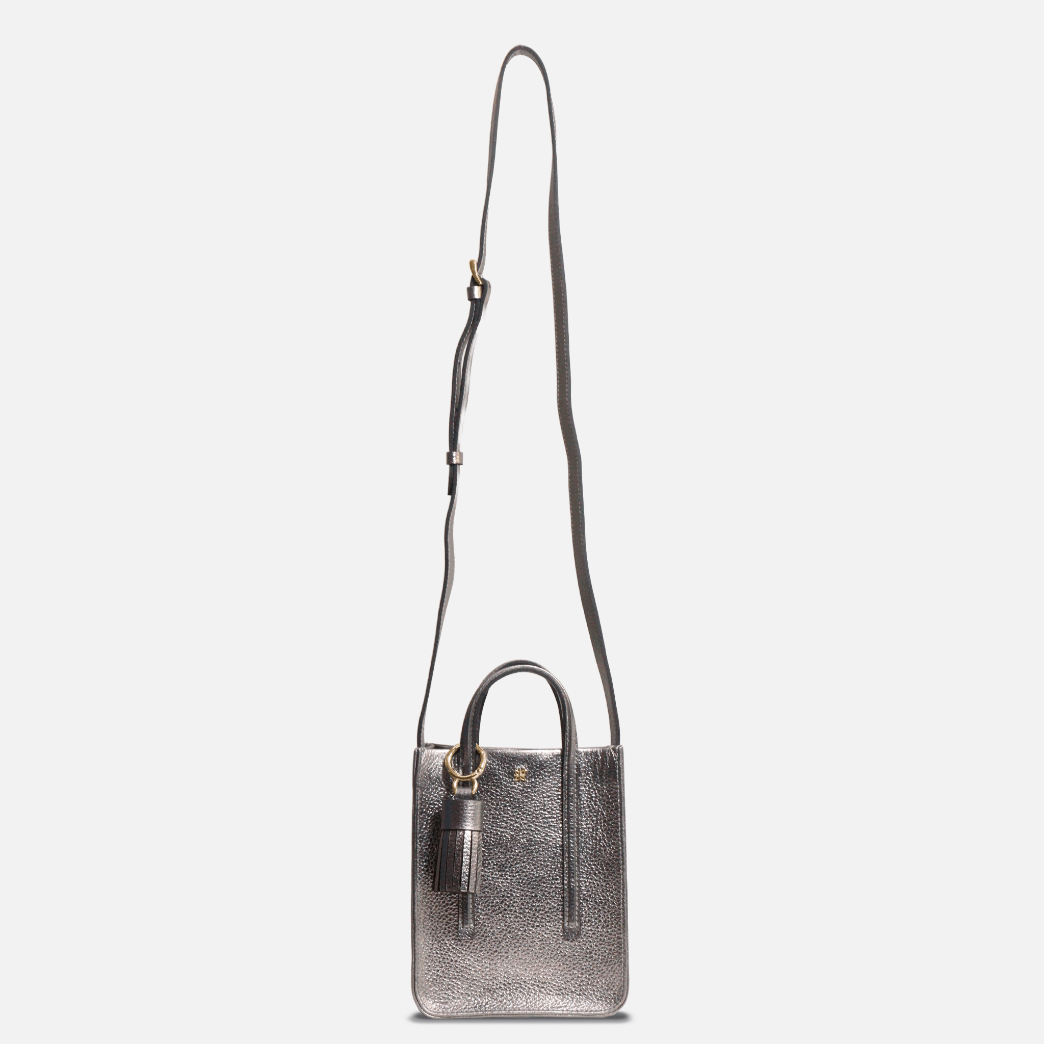 Bolsa Ana P em Couro Inox - Balaia