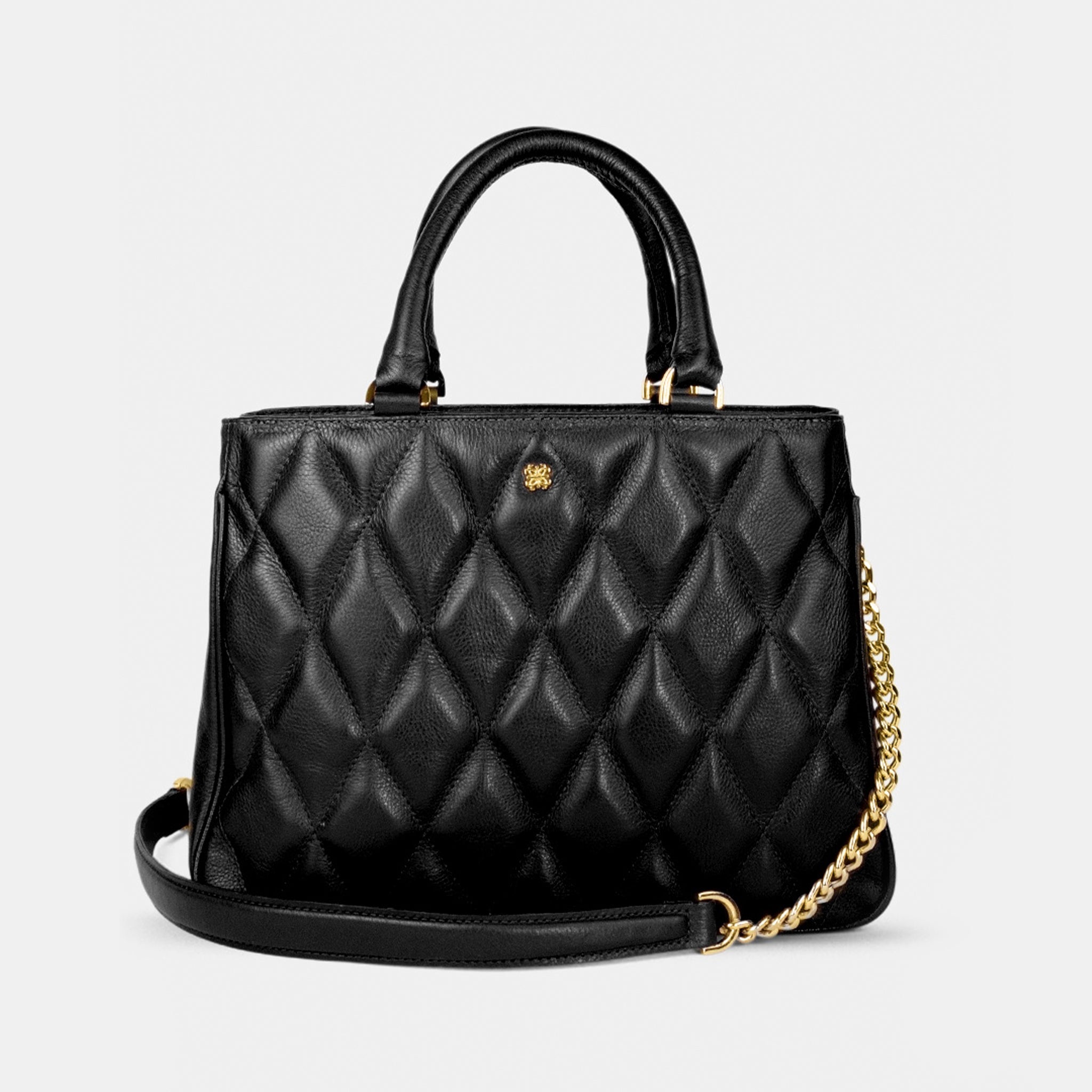 Bolsa Antonia em Couro Preto - Balaia