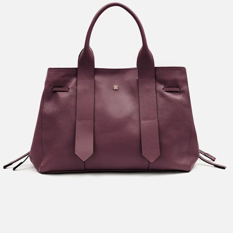 Bolsa Bianca em Couro Cabernet - Balaia