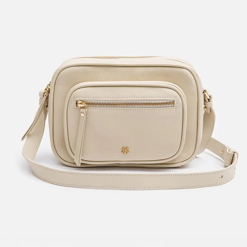 Bolsa Cecília em Couro Off White - Balaia