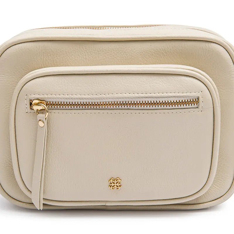 Bolsa Cecília em Couro Off White - Balaia