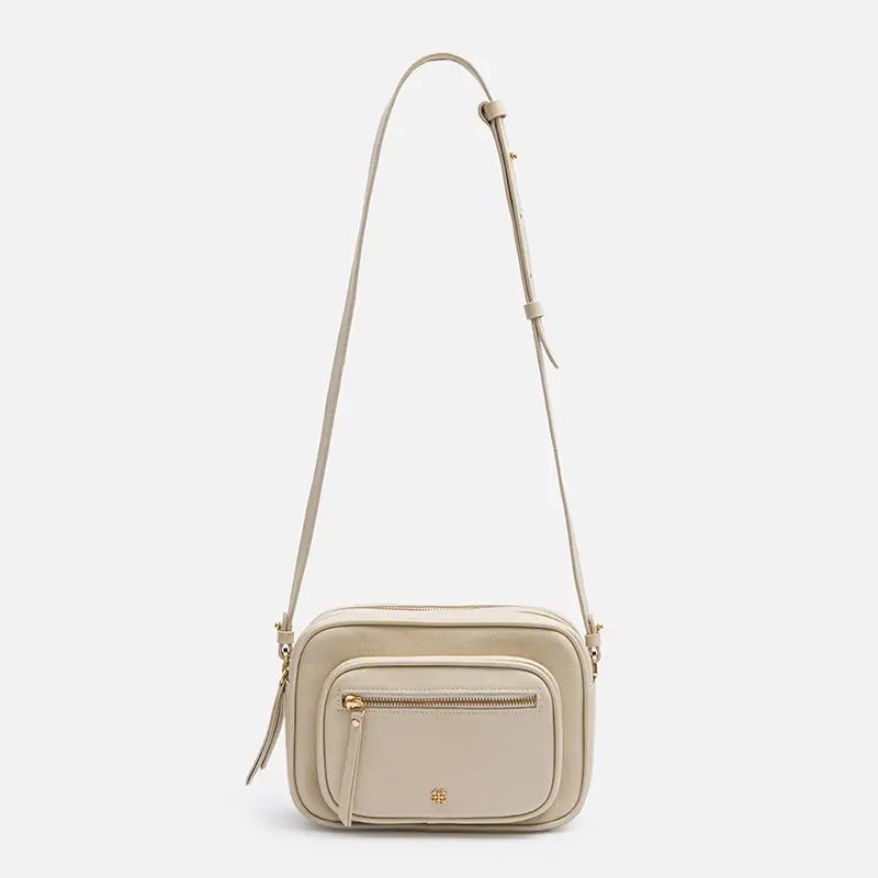 Bolsa Cecília em Couro Off White - Balaia