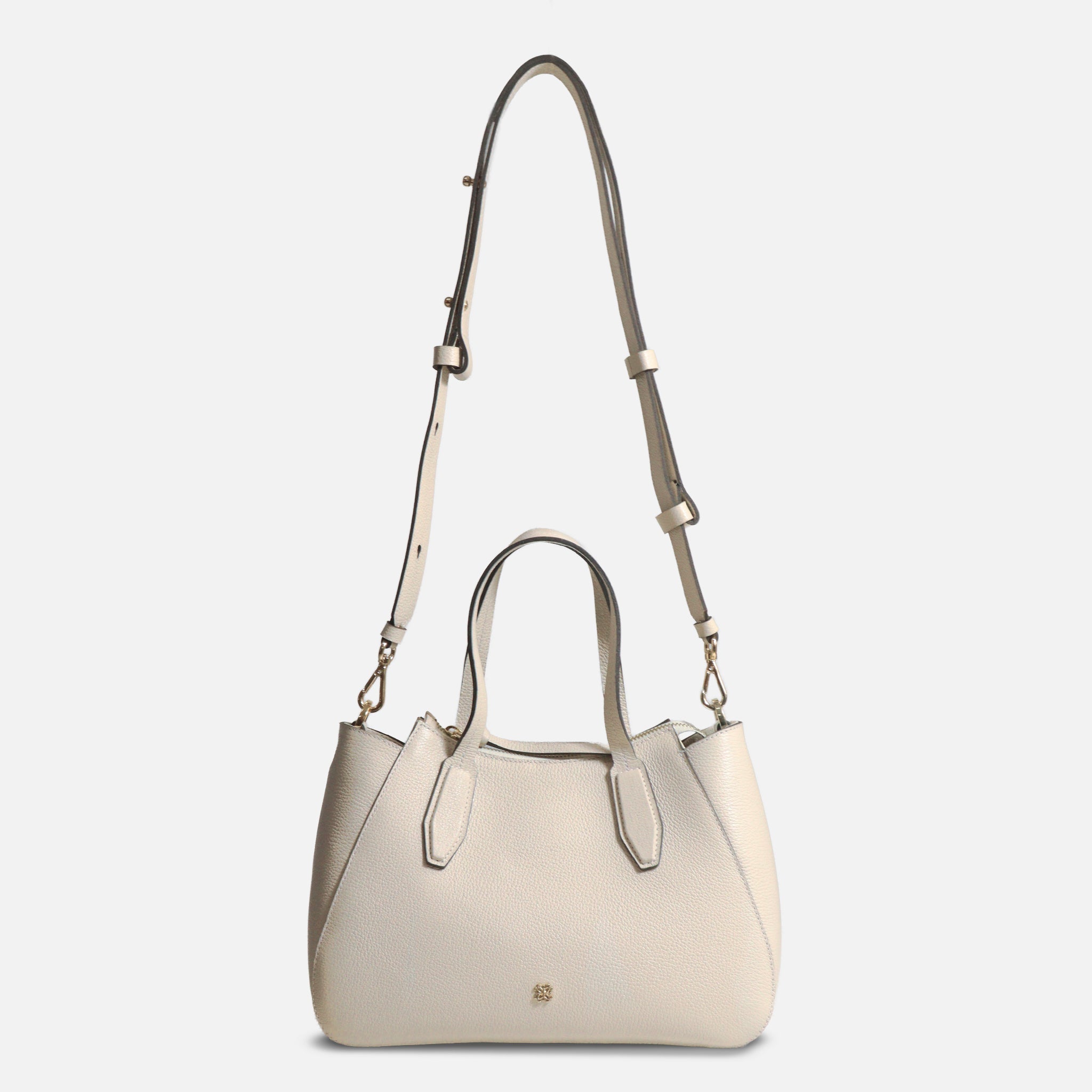 Bolsa Celine em Couro Off White - Balaia