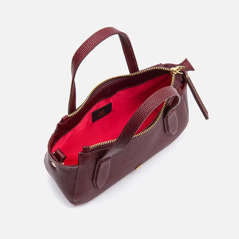 Bolsa Celine Mini em Couro Colméia Wine - Balaia