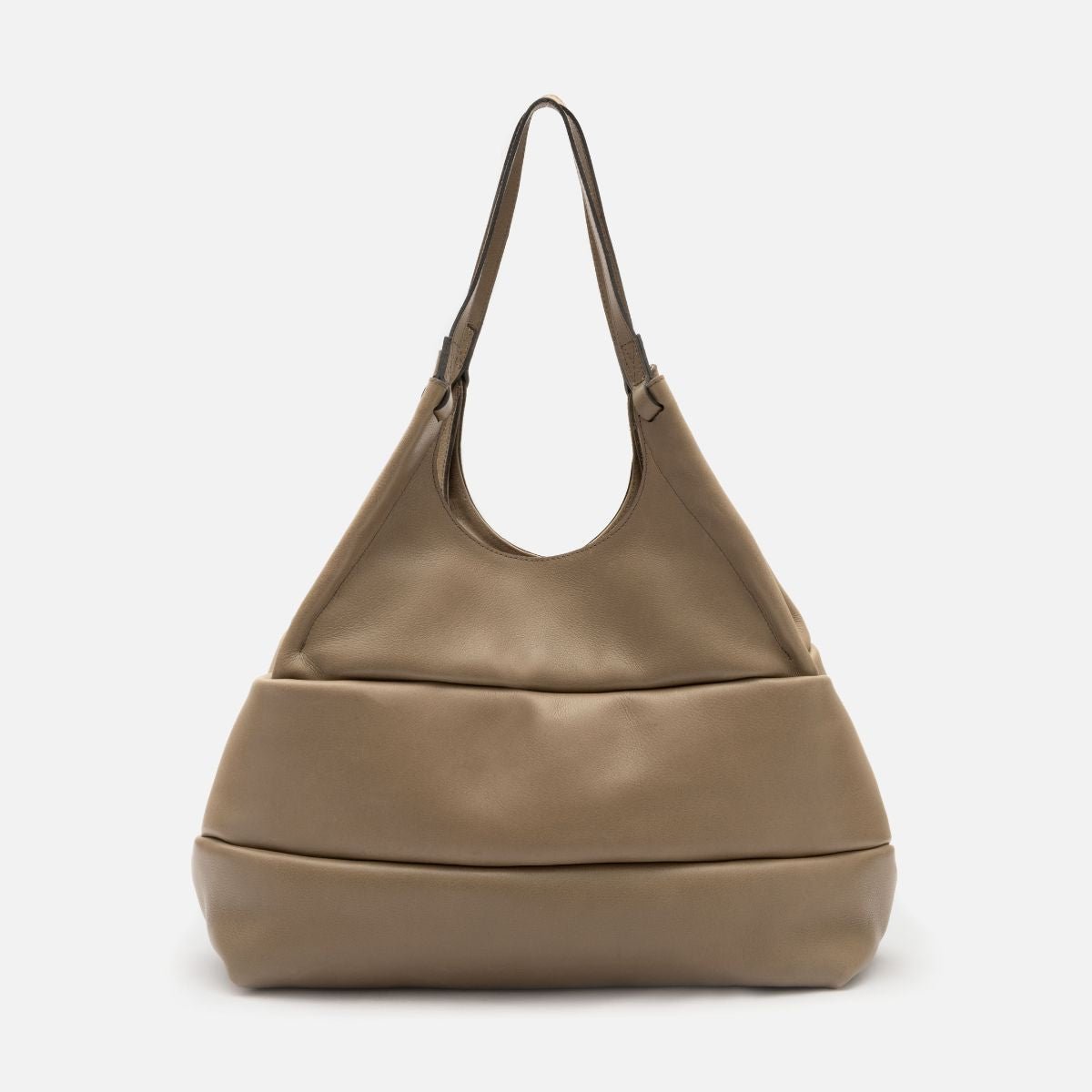 Bolsa Clara Tote em Couro Khaki - Balaia