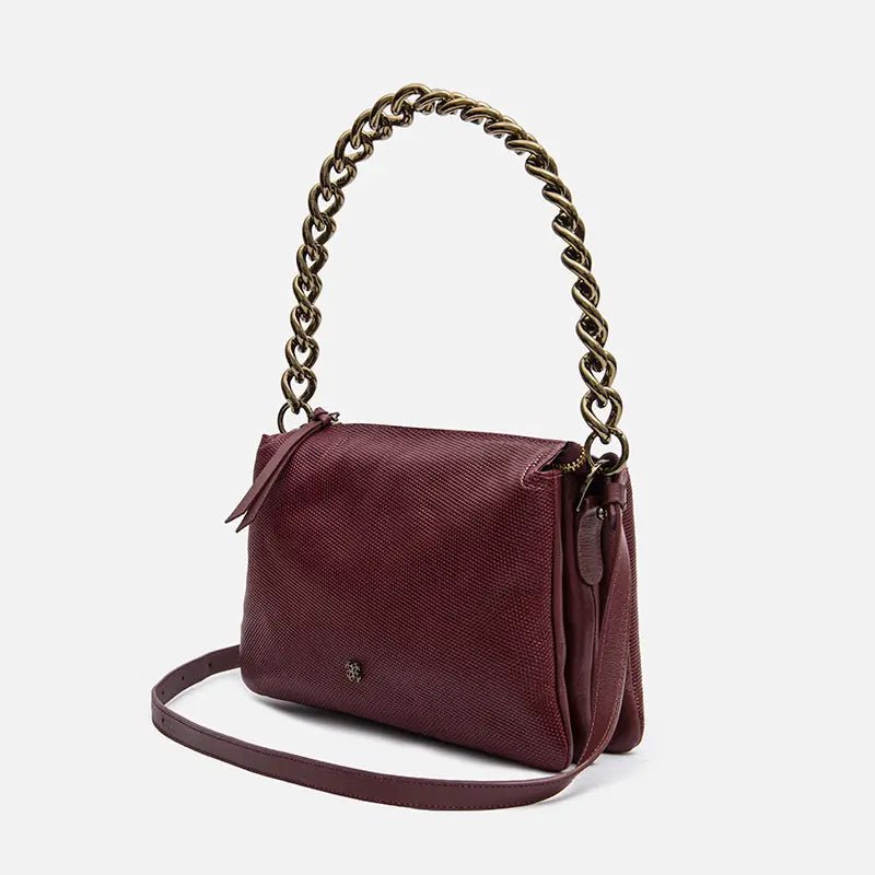 Bolsa Giulia em Couro Colméia Wine - Balaia